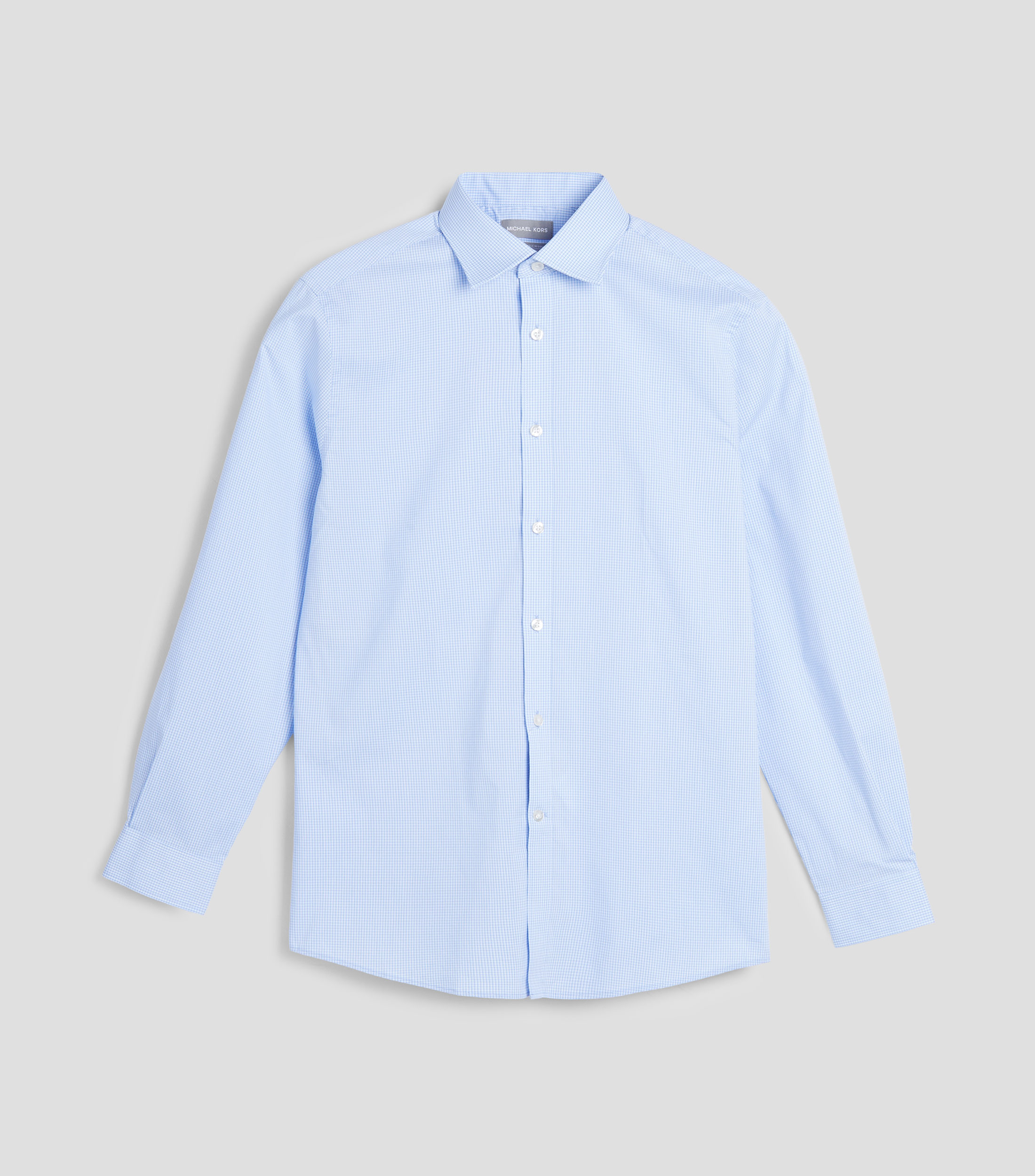 Camisa microdiseño manga larga Hombre