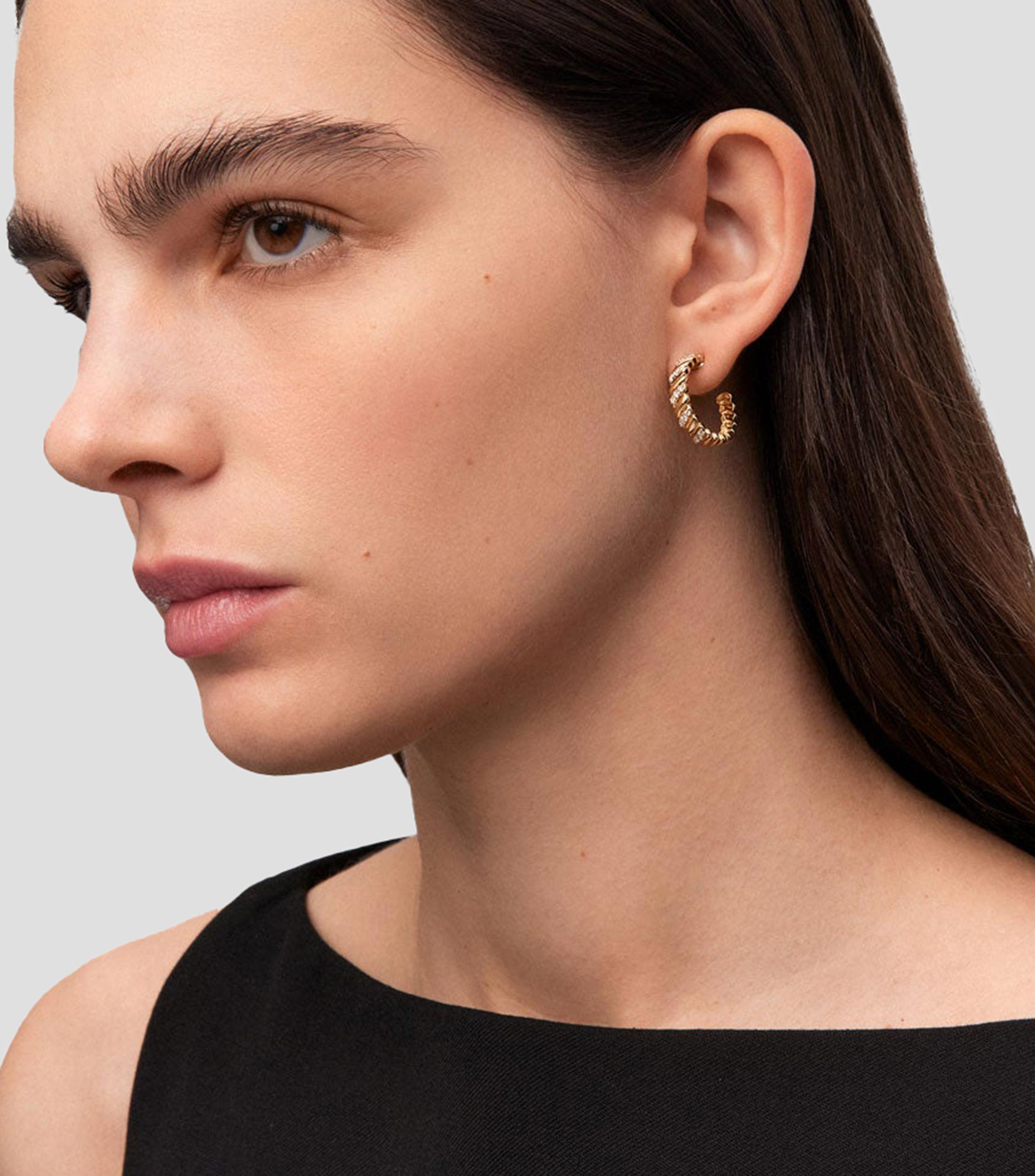 Pendientes en Oro de 18 Kilates Spira Mujer
