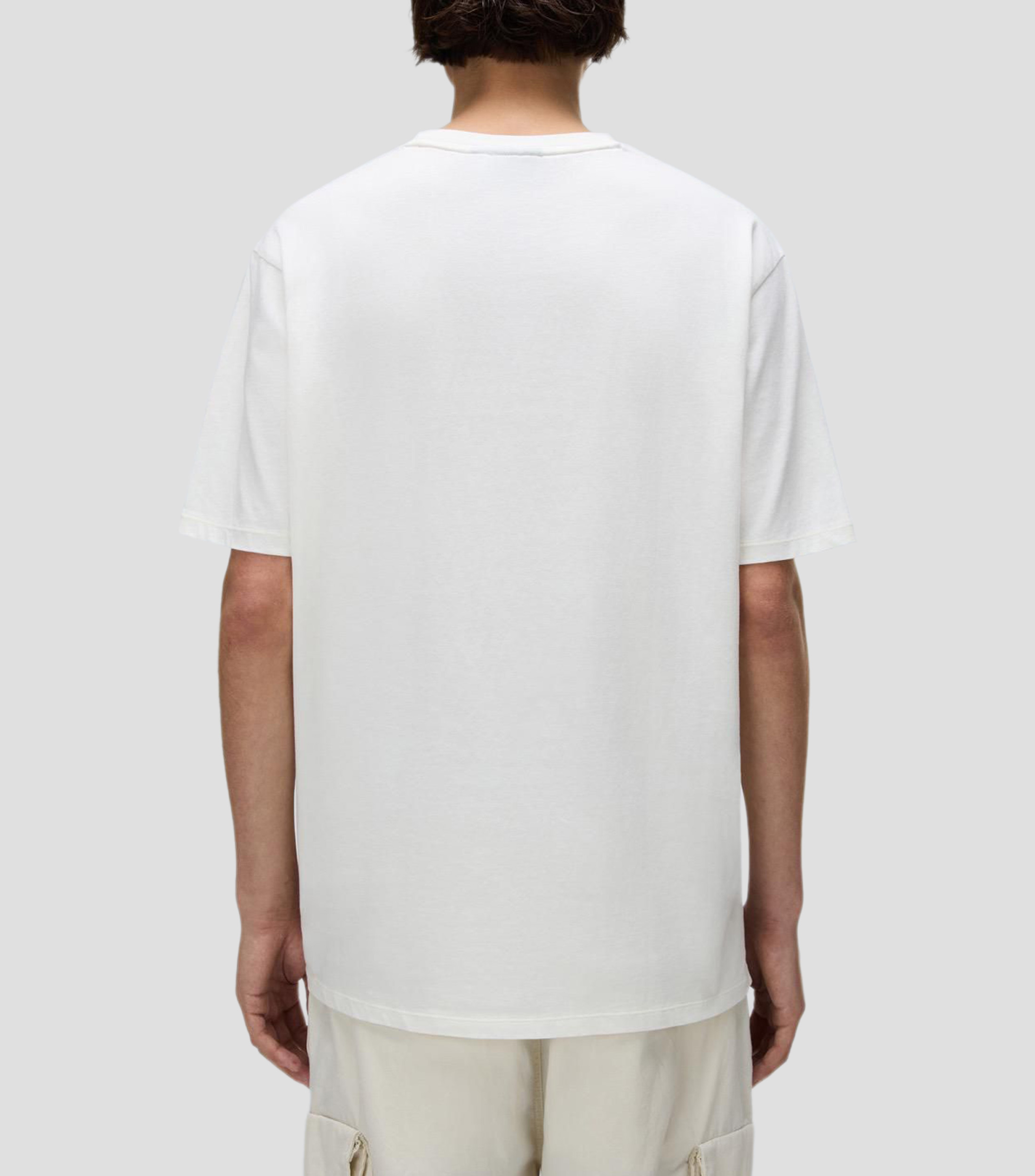 Playera cuello redondo manga corta Badge lisa Hombre