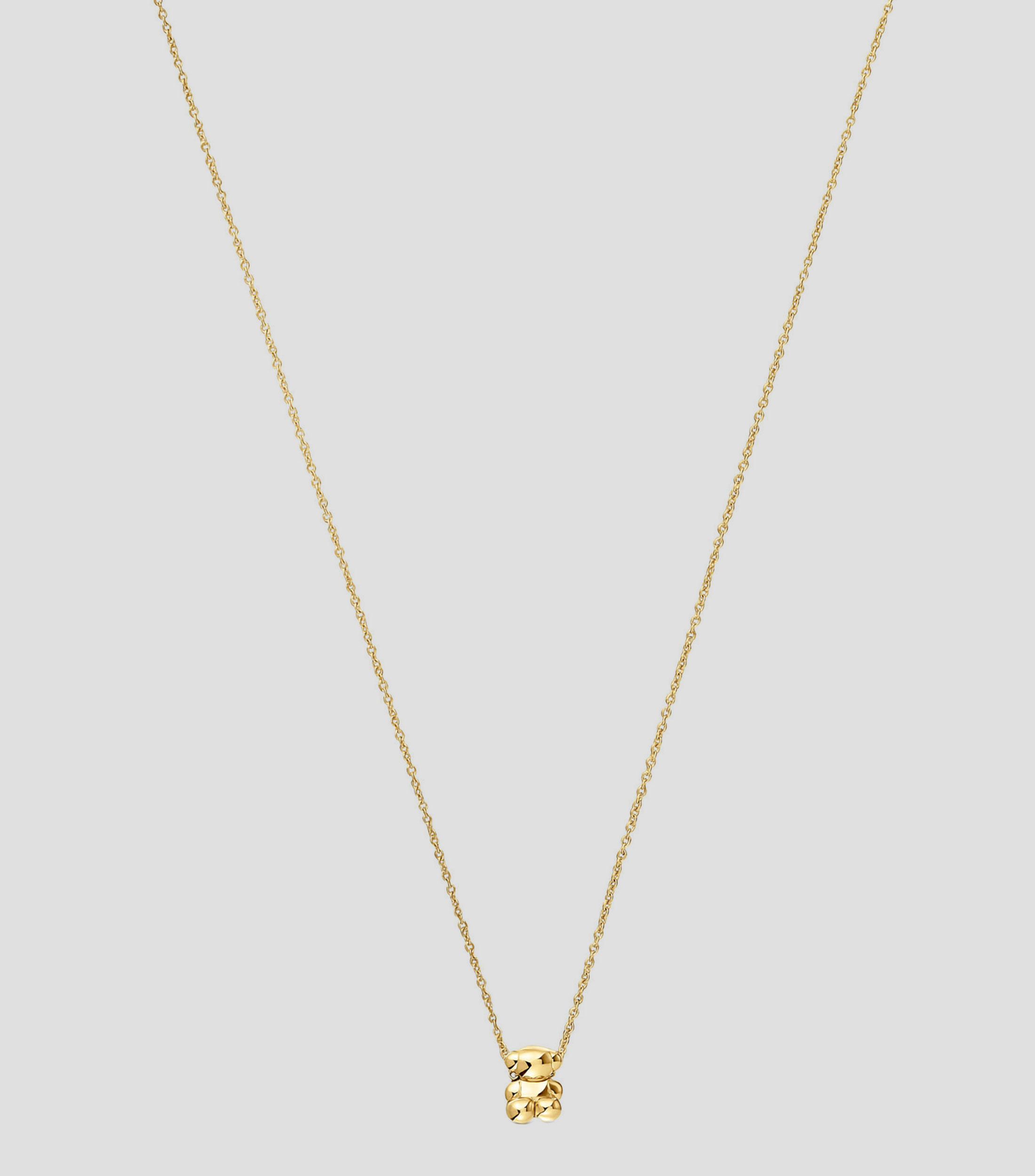 Collar con dije de oso en oro de 18 kilates Bold Bear Mujer