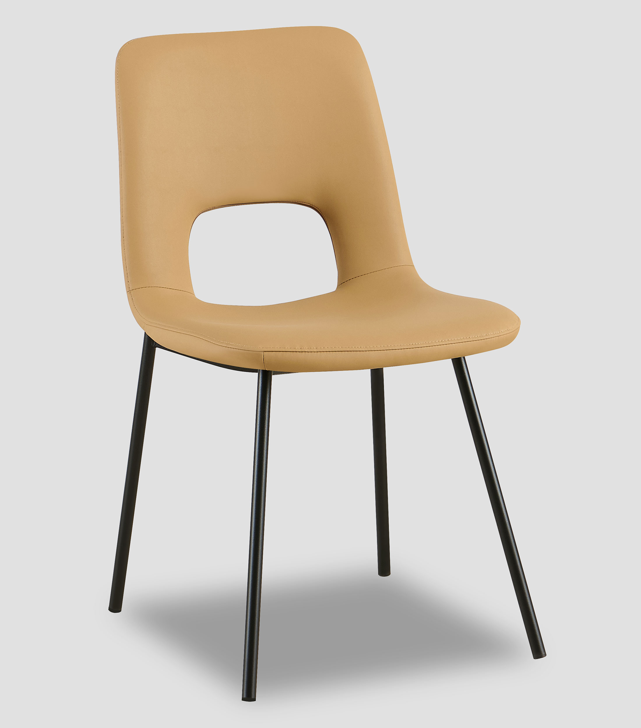 Silla para comedor, color beige