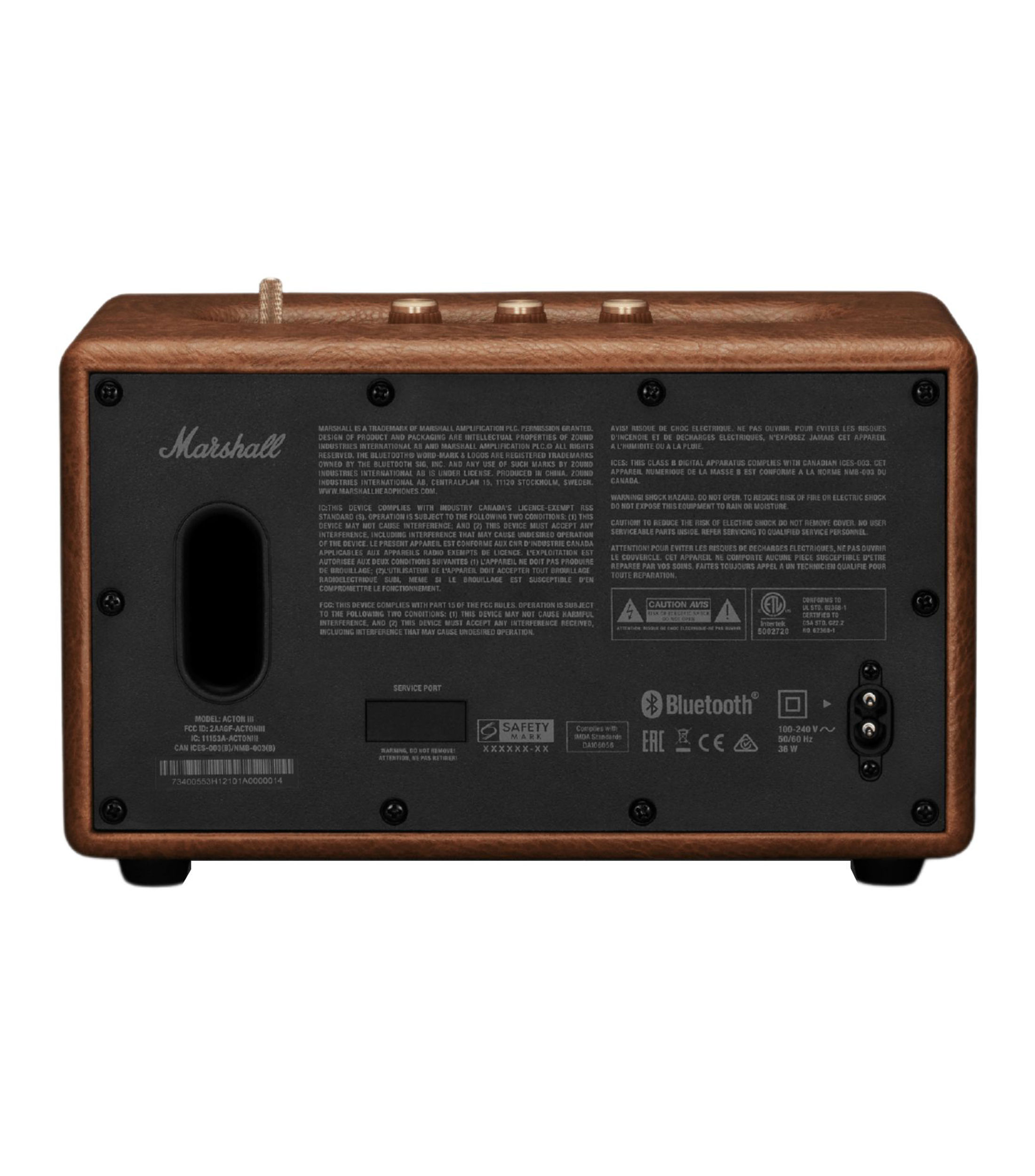 Bocina Inalámbrica Bluetooth Acton III café