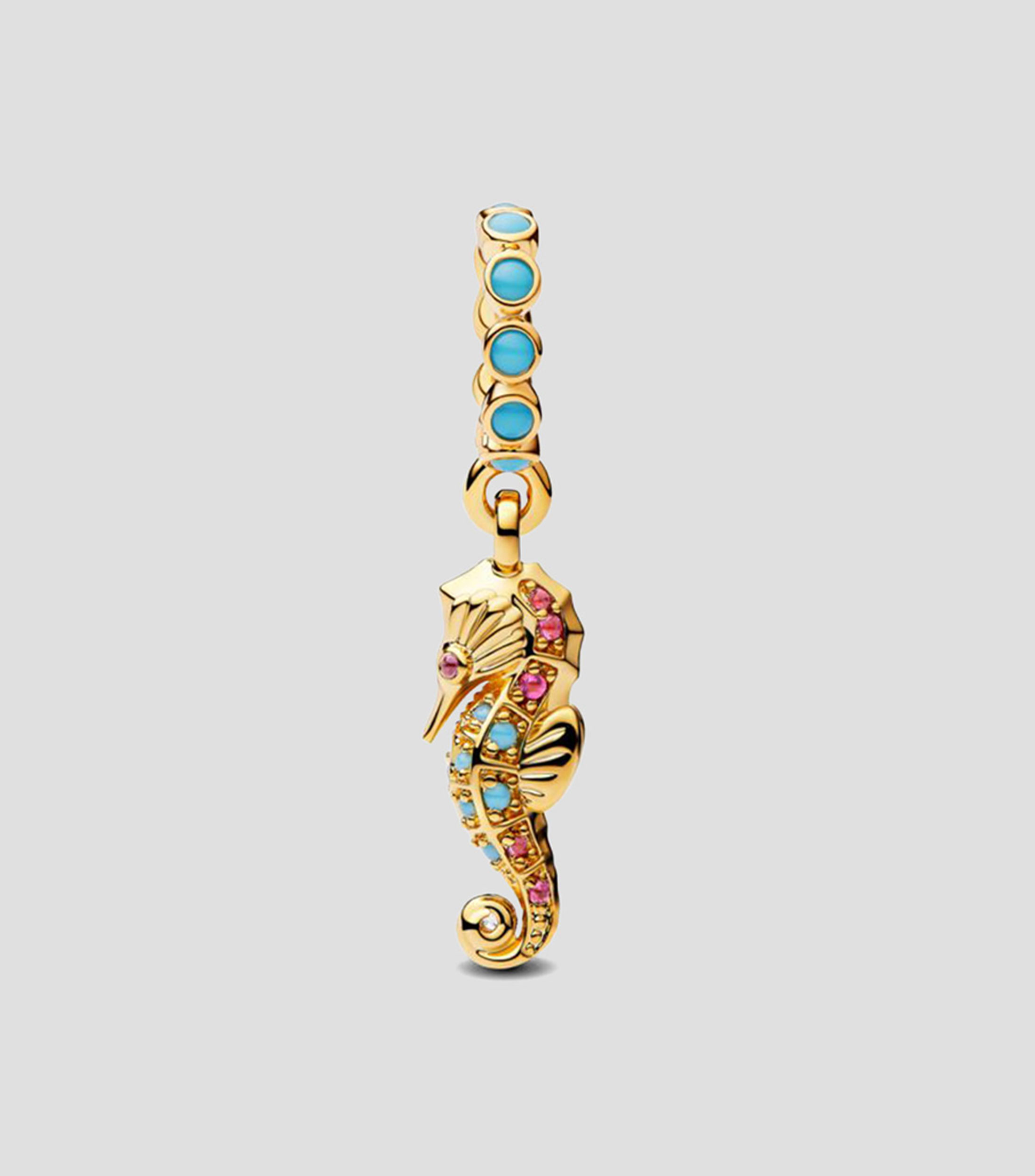 Charm en plata Seahorse Unisex