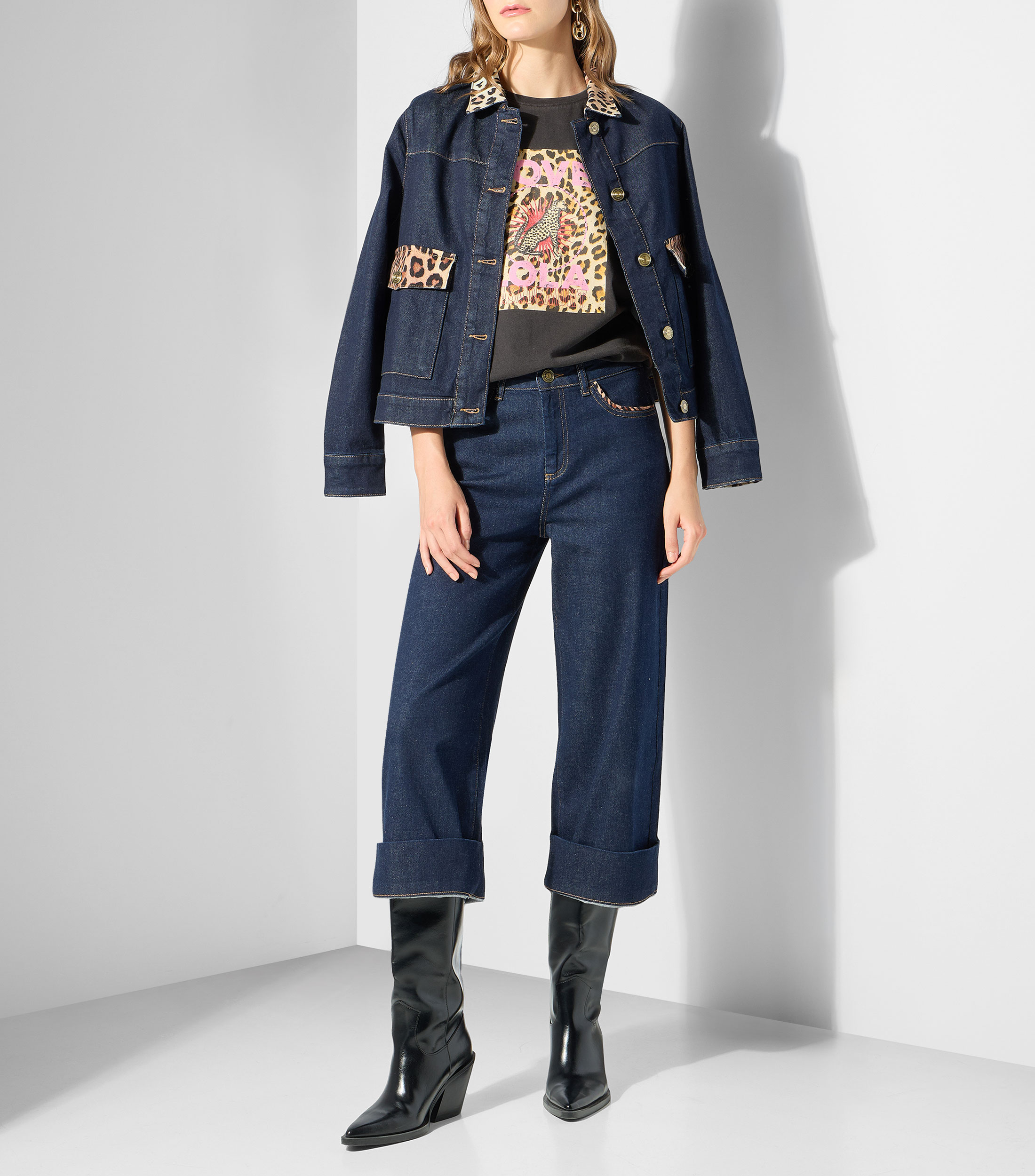 Jeans amplio Mujer