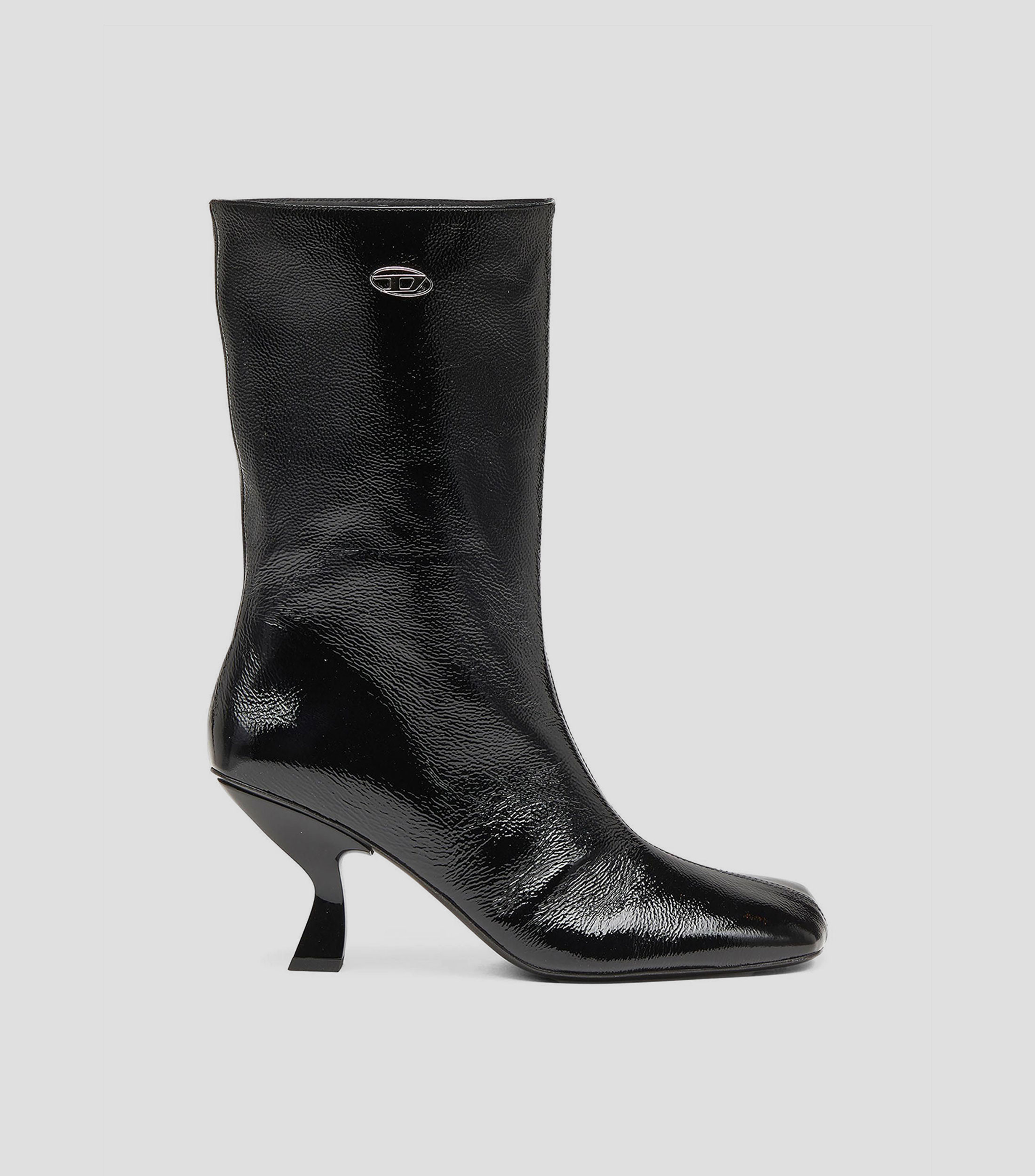 Botines D-Amber Tube 75 con tacón medio y cuadrado Mujer
