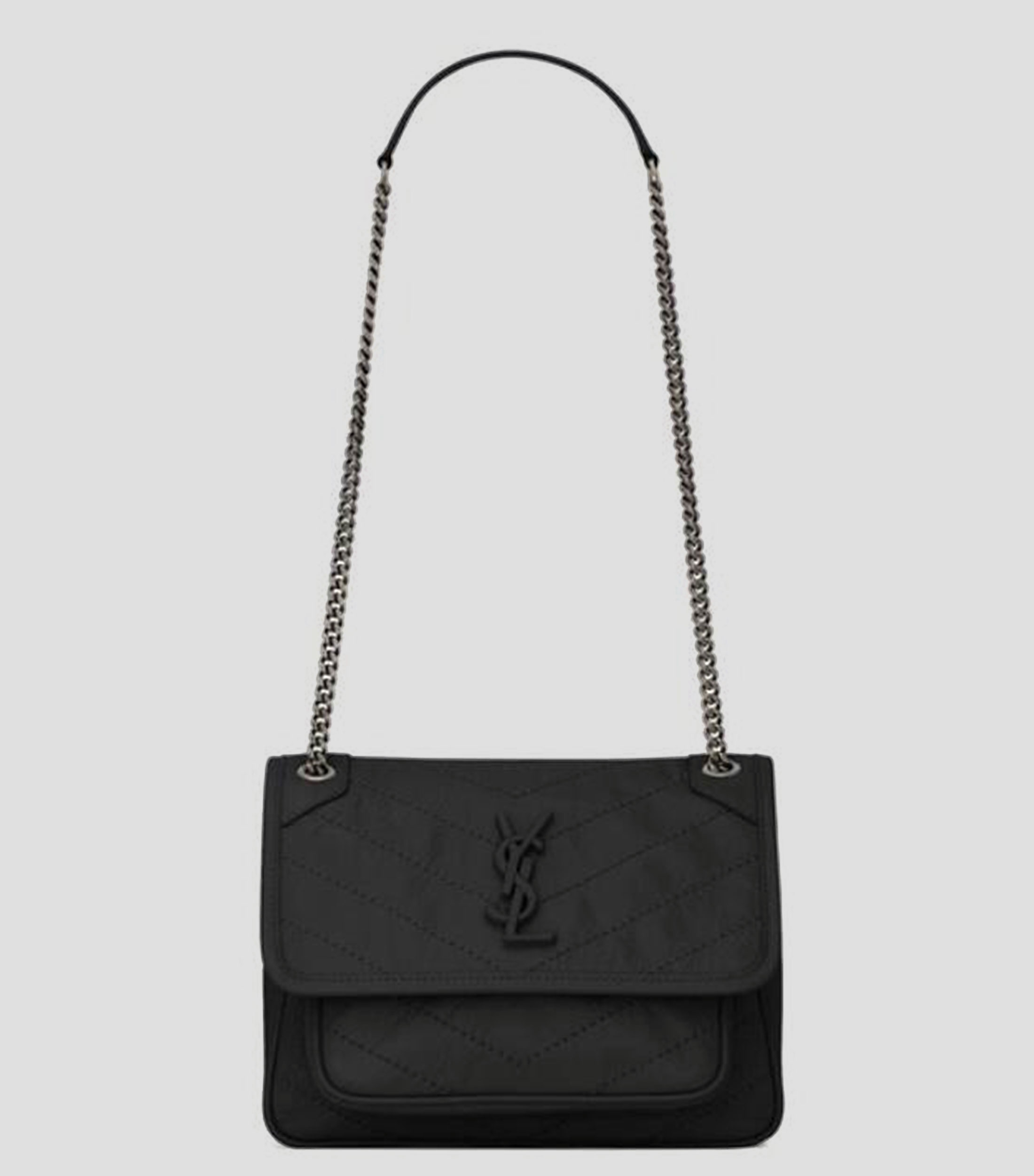 Bolsa crossbody negro en piel Niki Baby Mujer