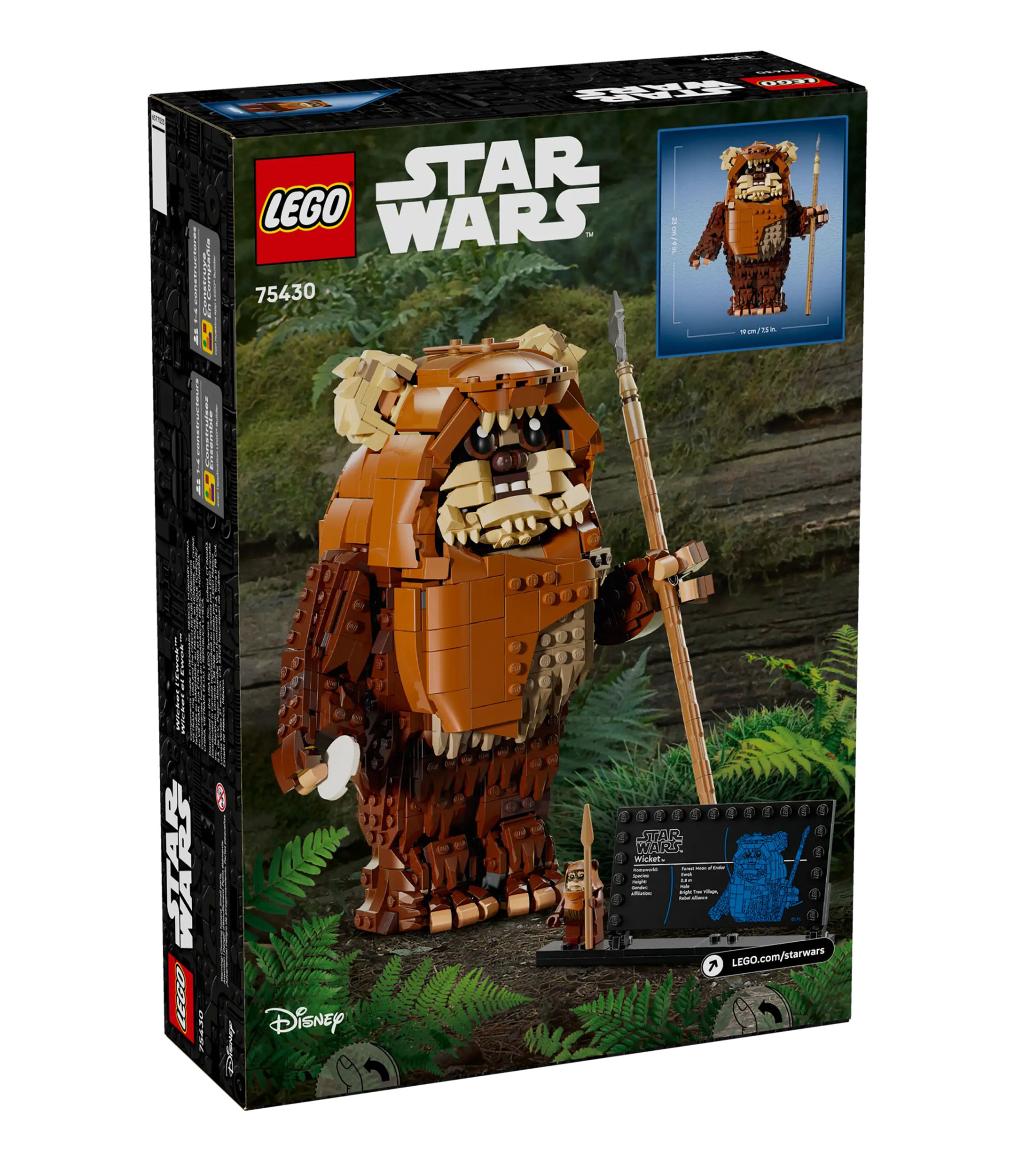 Lego Star Wars El Regreso del Jedí Wicket el Ewok 75430