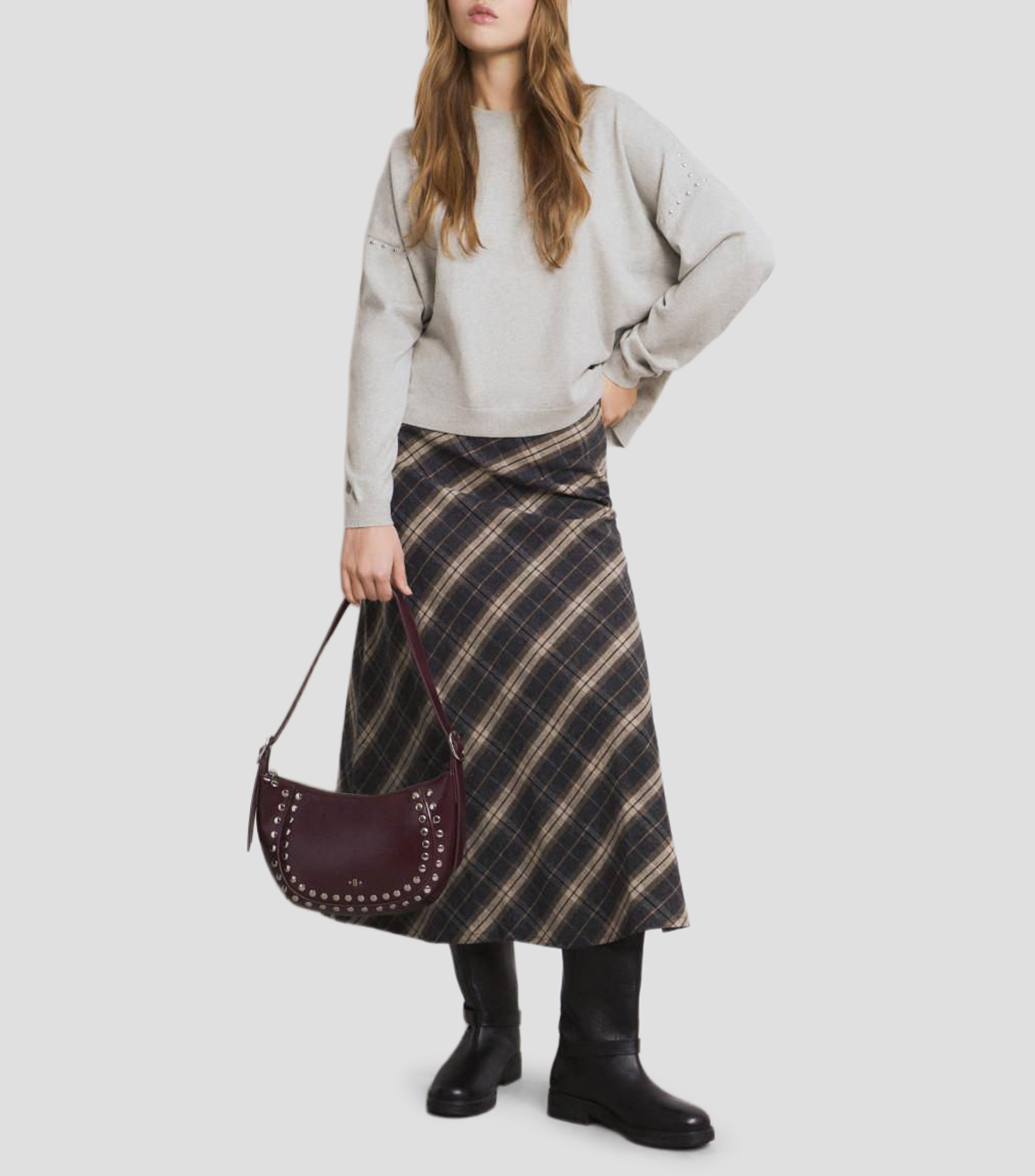 Suéter cuello redondo Mujer