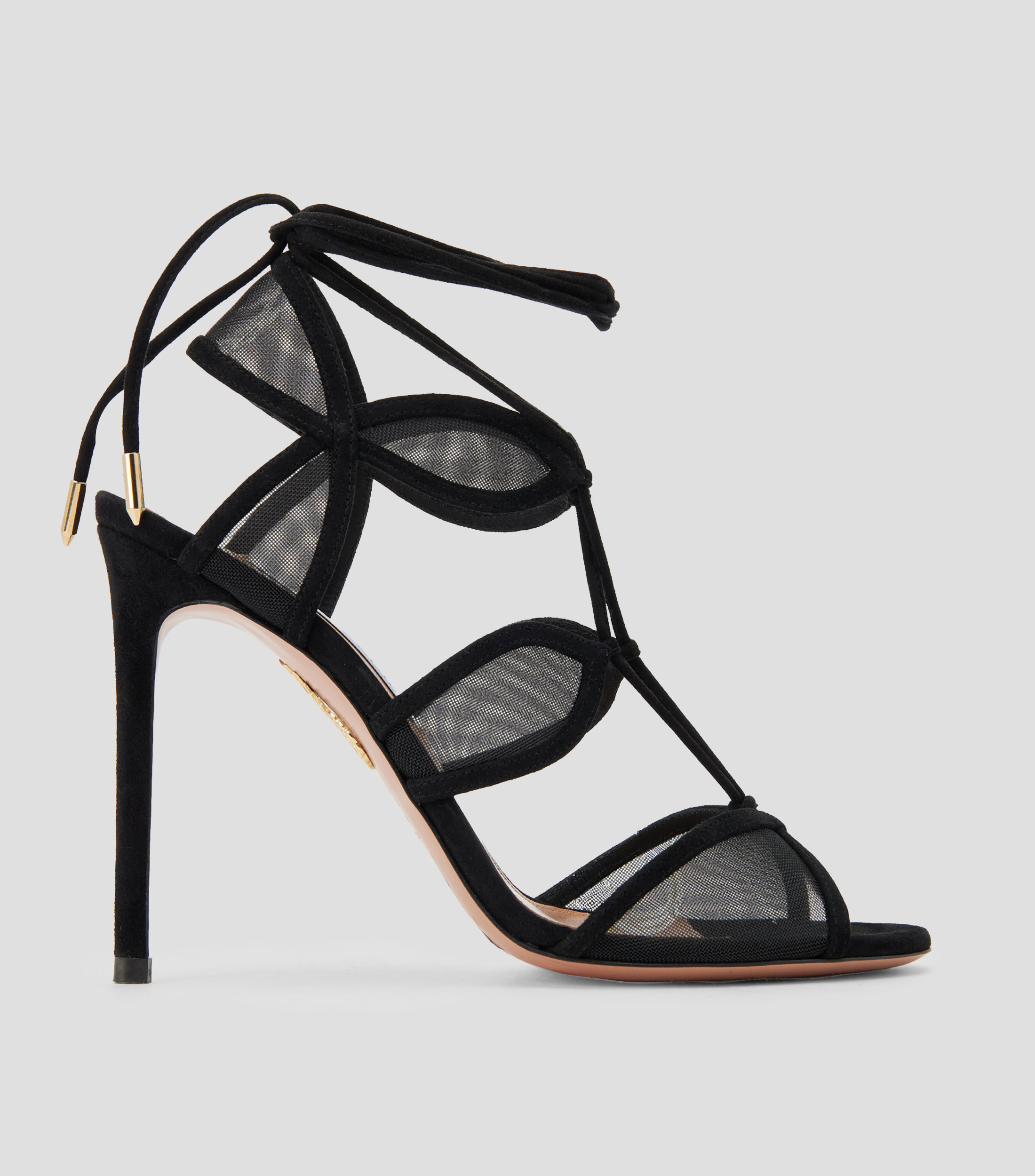 Sandalias con tacón alto de aguja Mujer