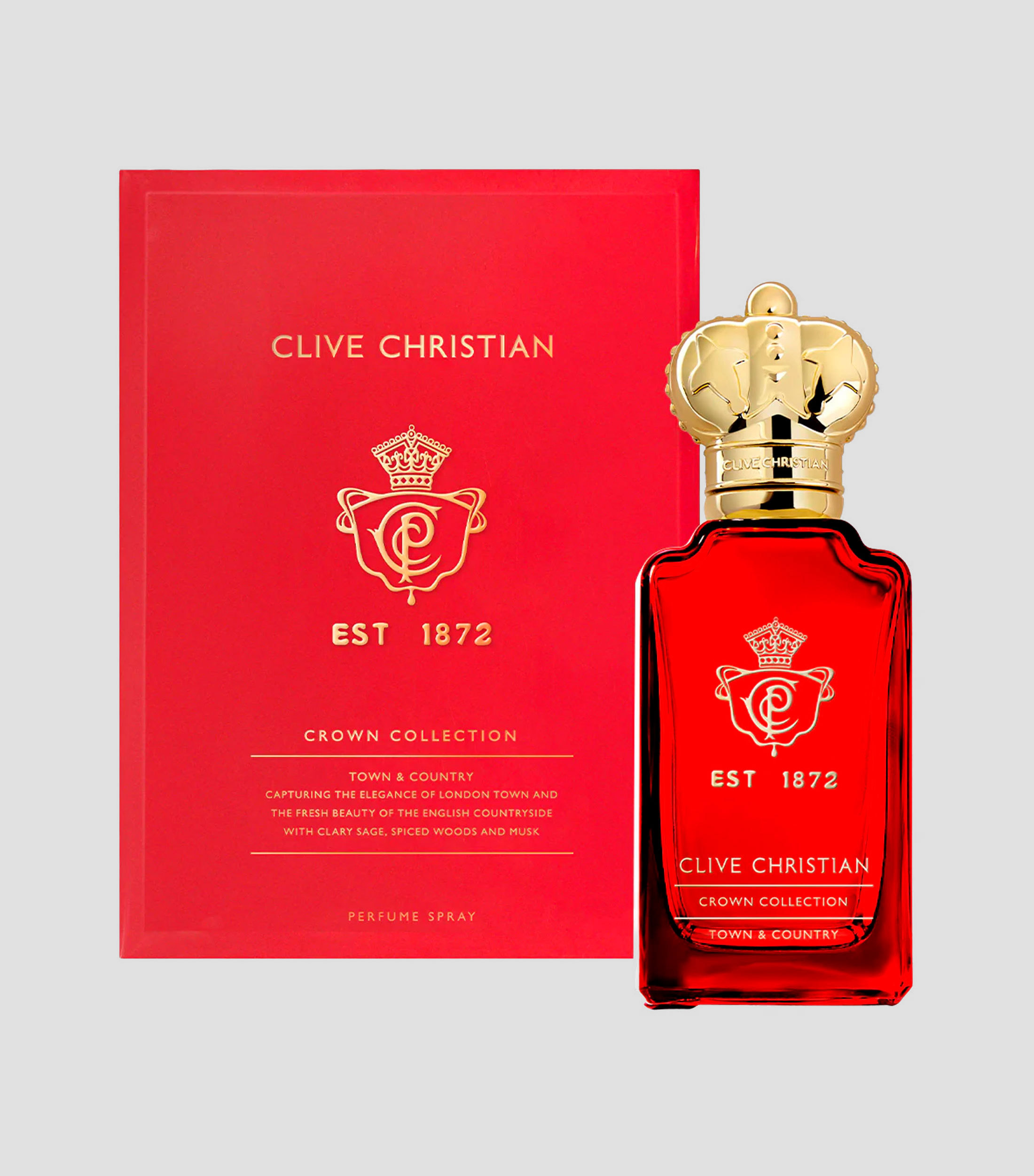 Perfume Town & Country Crown Collection, Perfume Spray 50 ml Unisex
