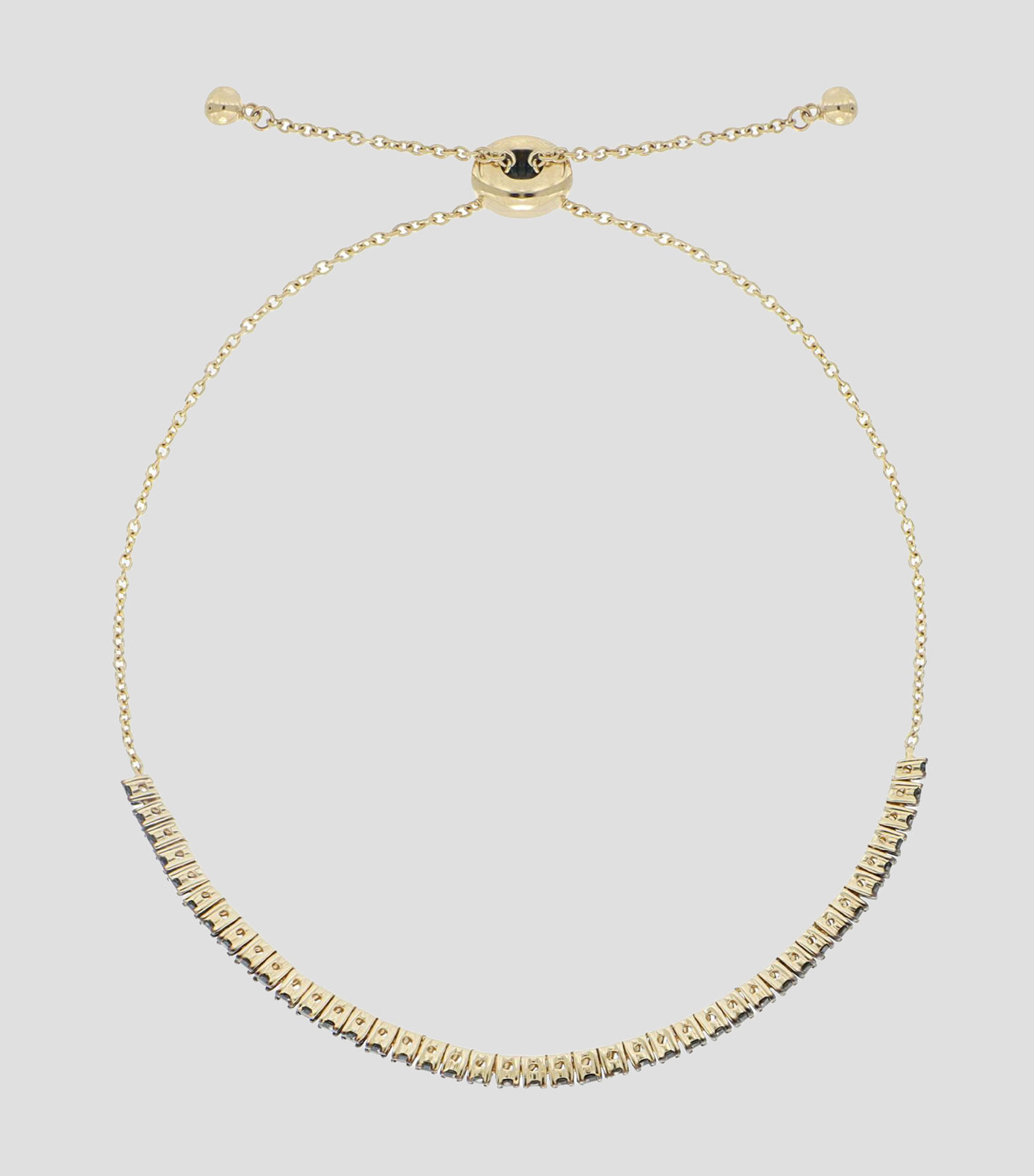 Pulsera en Oro amarillo de 14 Kilates con diamante Mujer