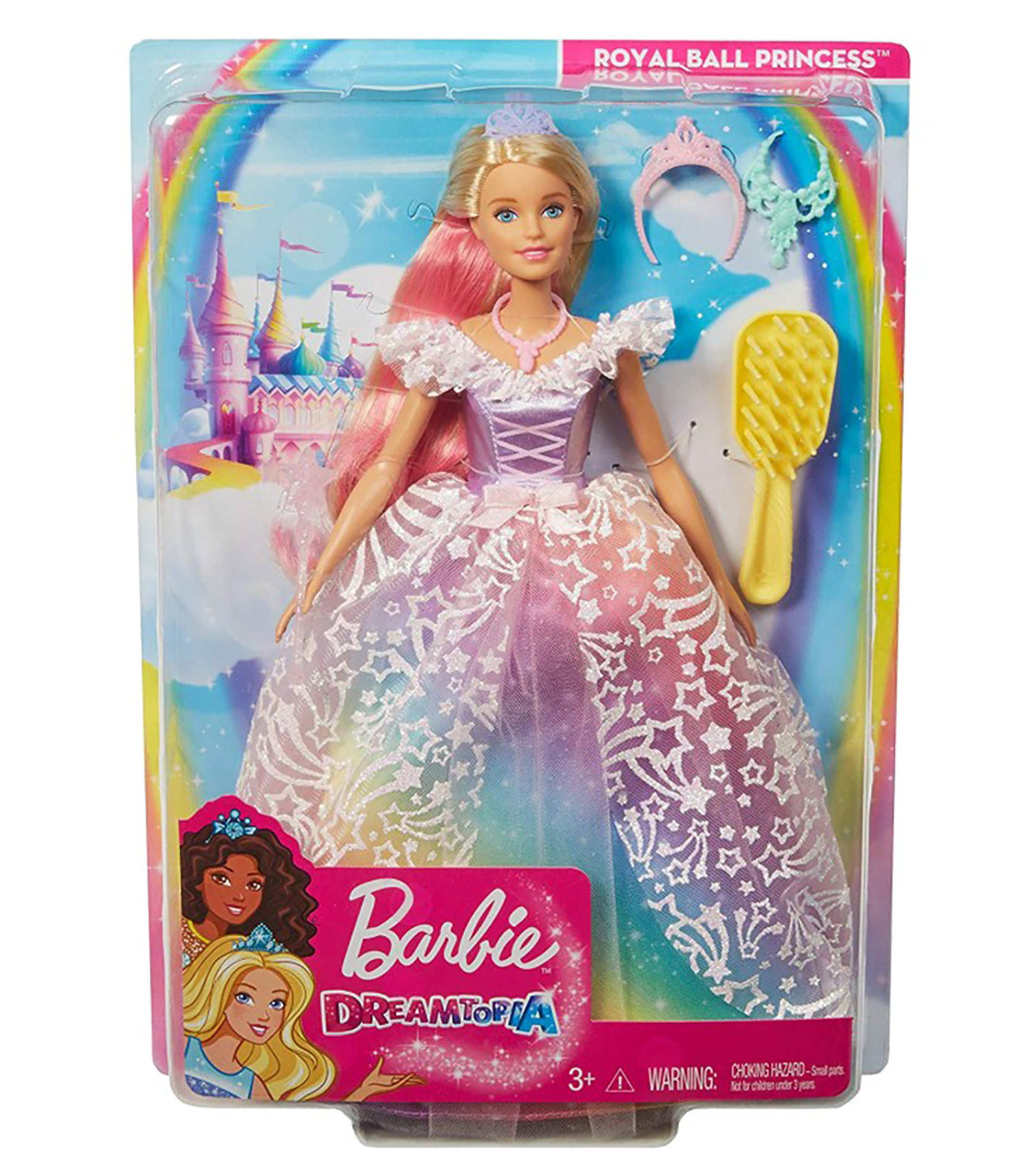 Muñeca Barbie Princesa Barbie Reino De Los Peinados Barbie Reino