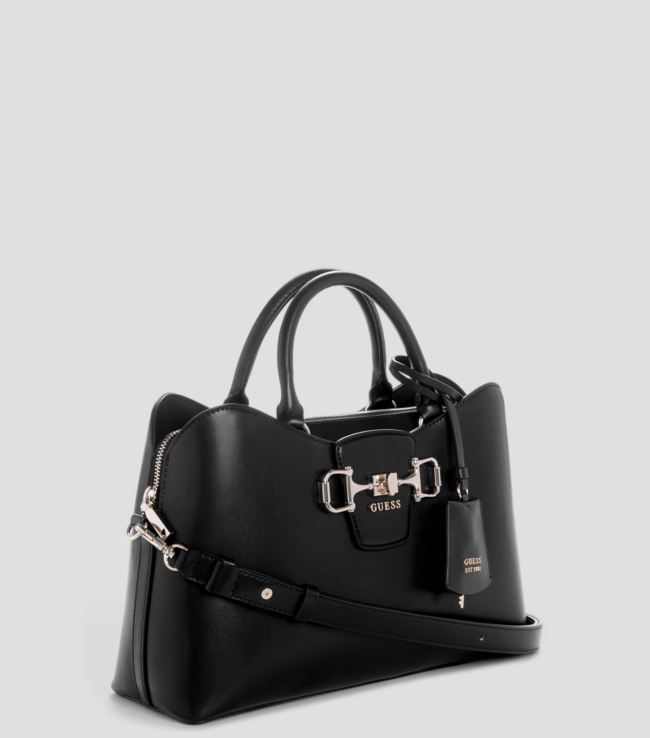 Bolsa satchel Janie liso Mujer