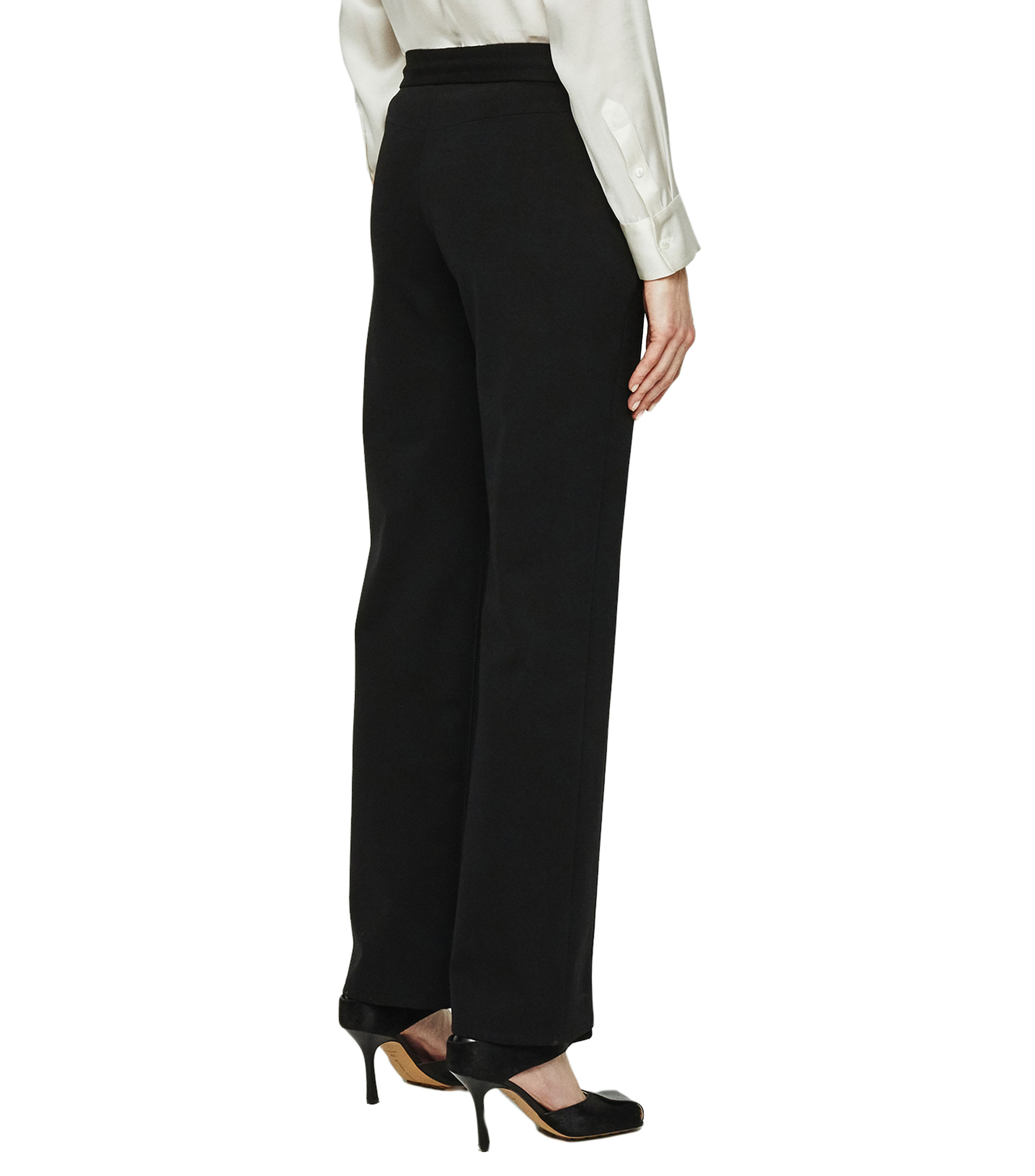 Pantalón recto liso Mujer