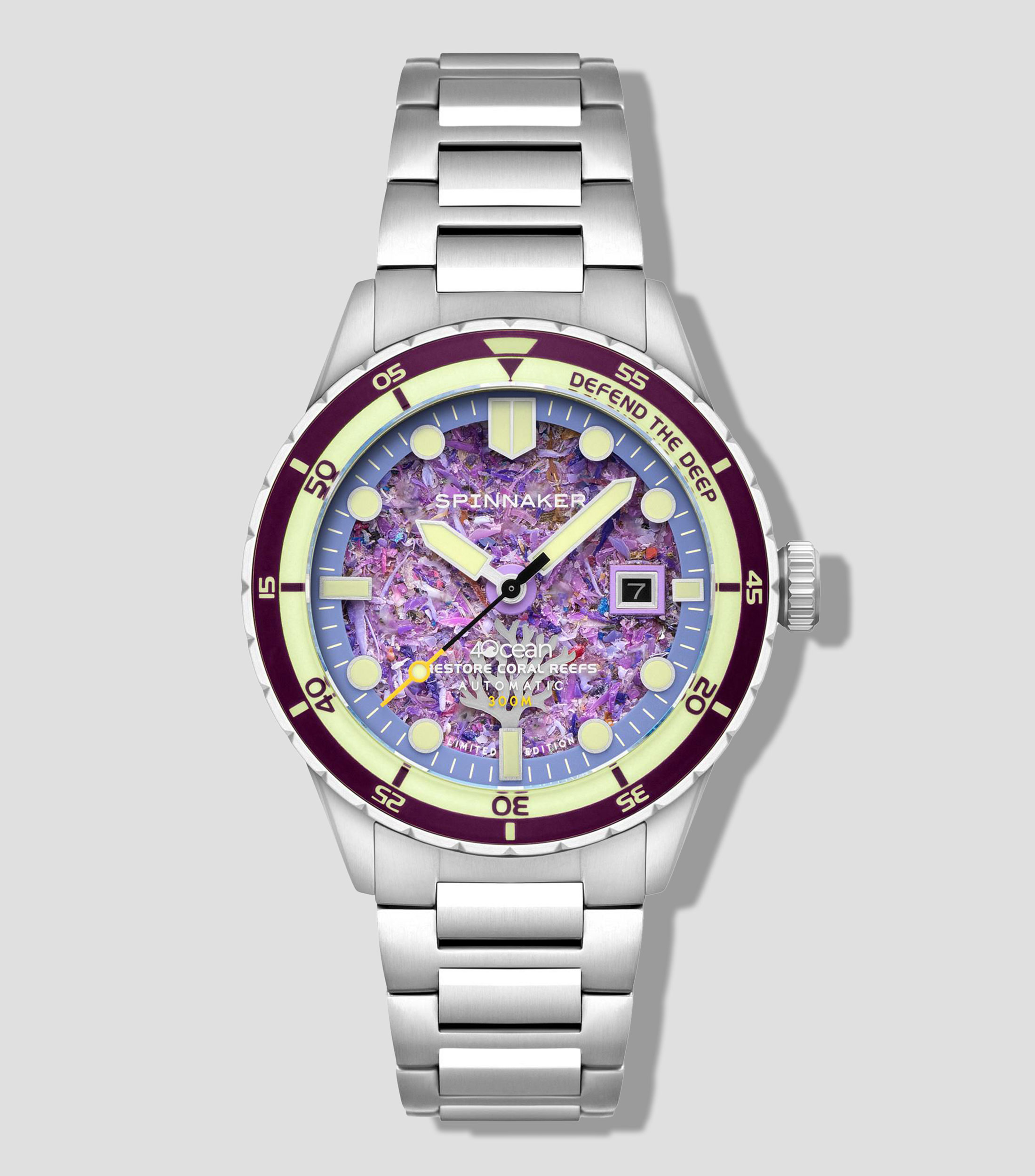 Reloj Unisex 4ocean Restore Coral Reefs casual, Plateado