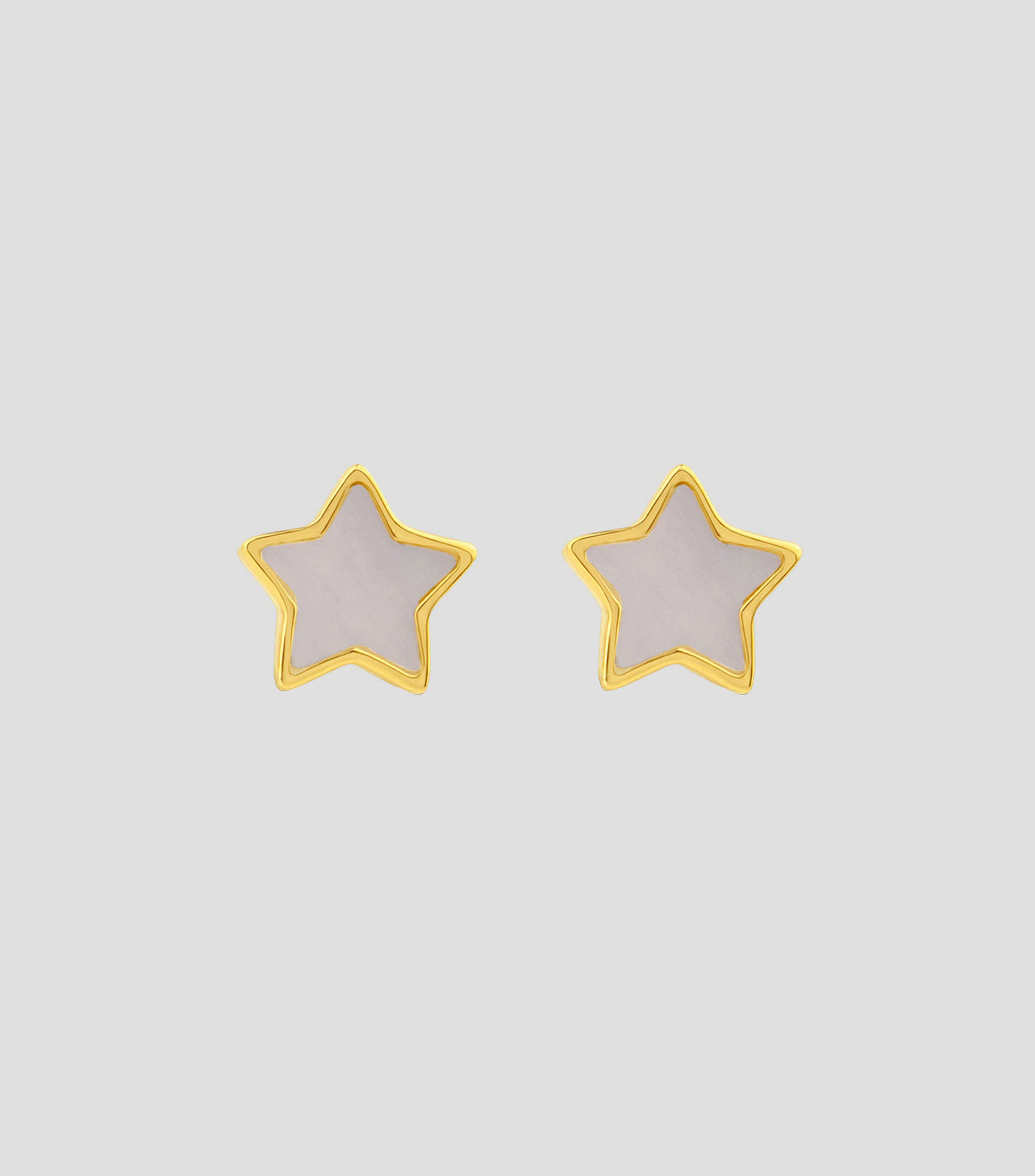 Aretes en oro 18 kilates Estrella XXS Mujer