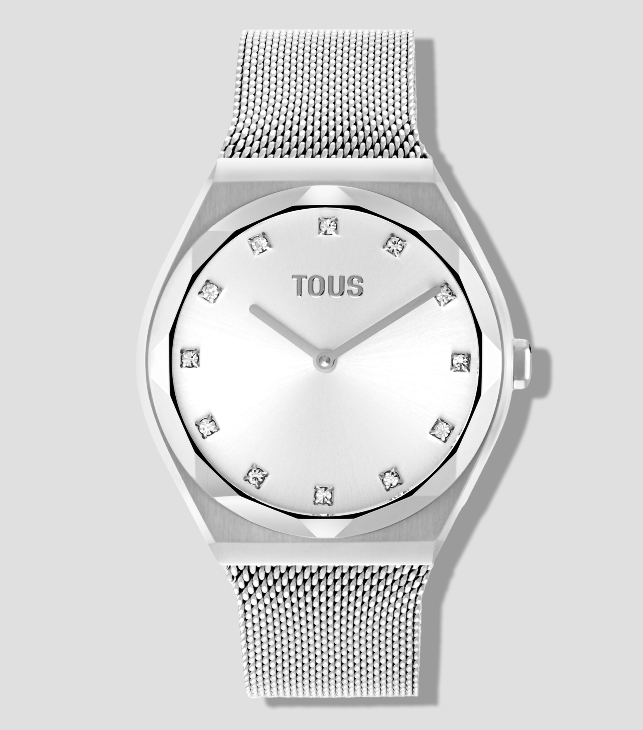 Reloj para Mujer Karat Round Mesh Clasico, Plateado