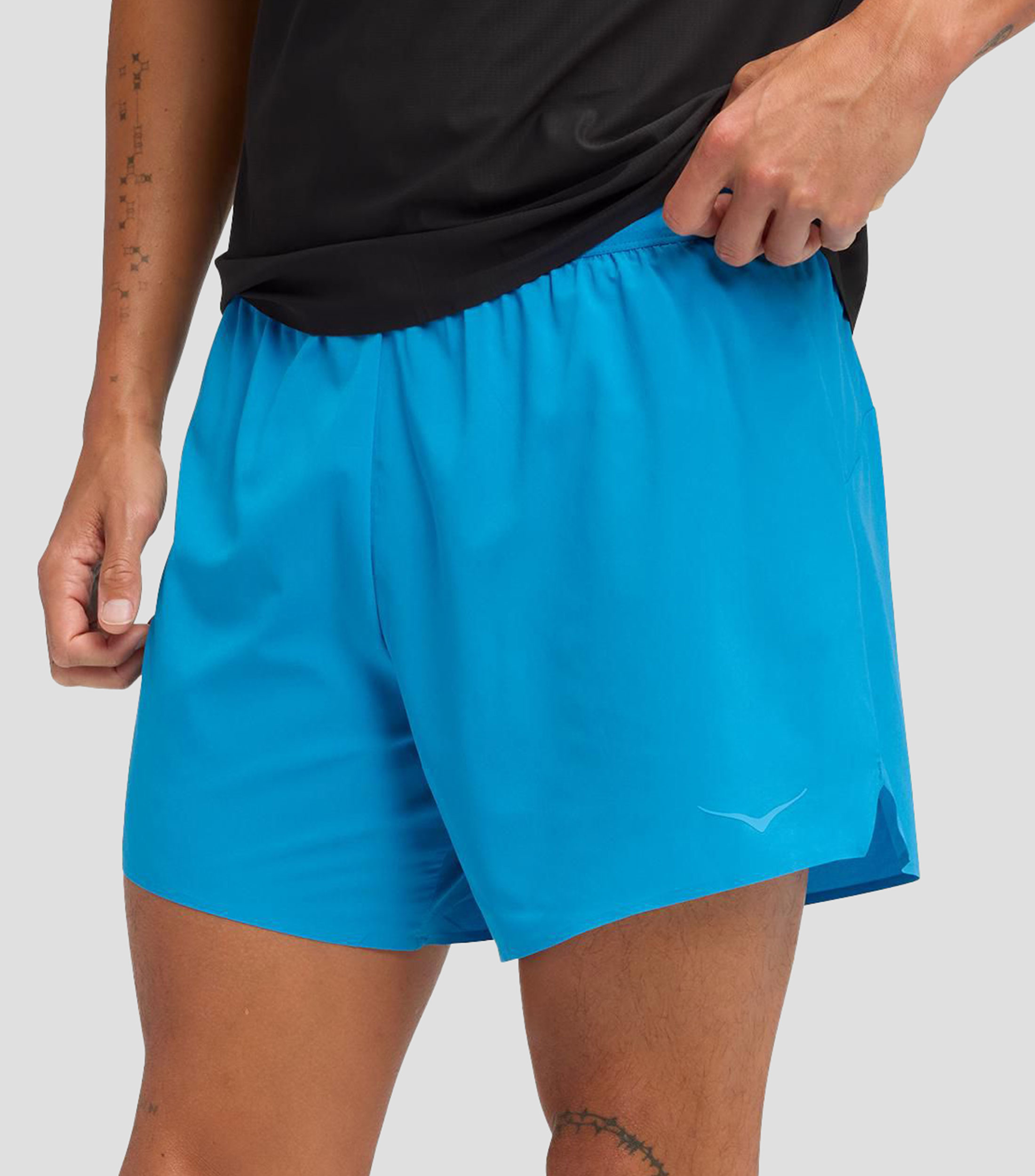 Short con calzoncillo para correr liso Hombre