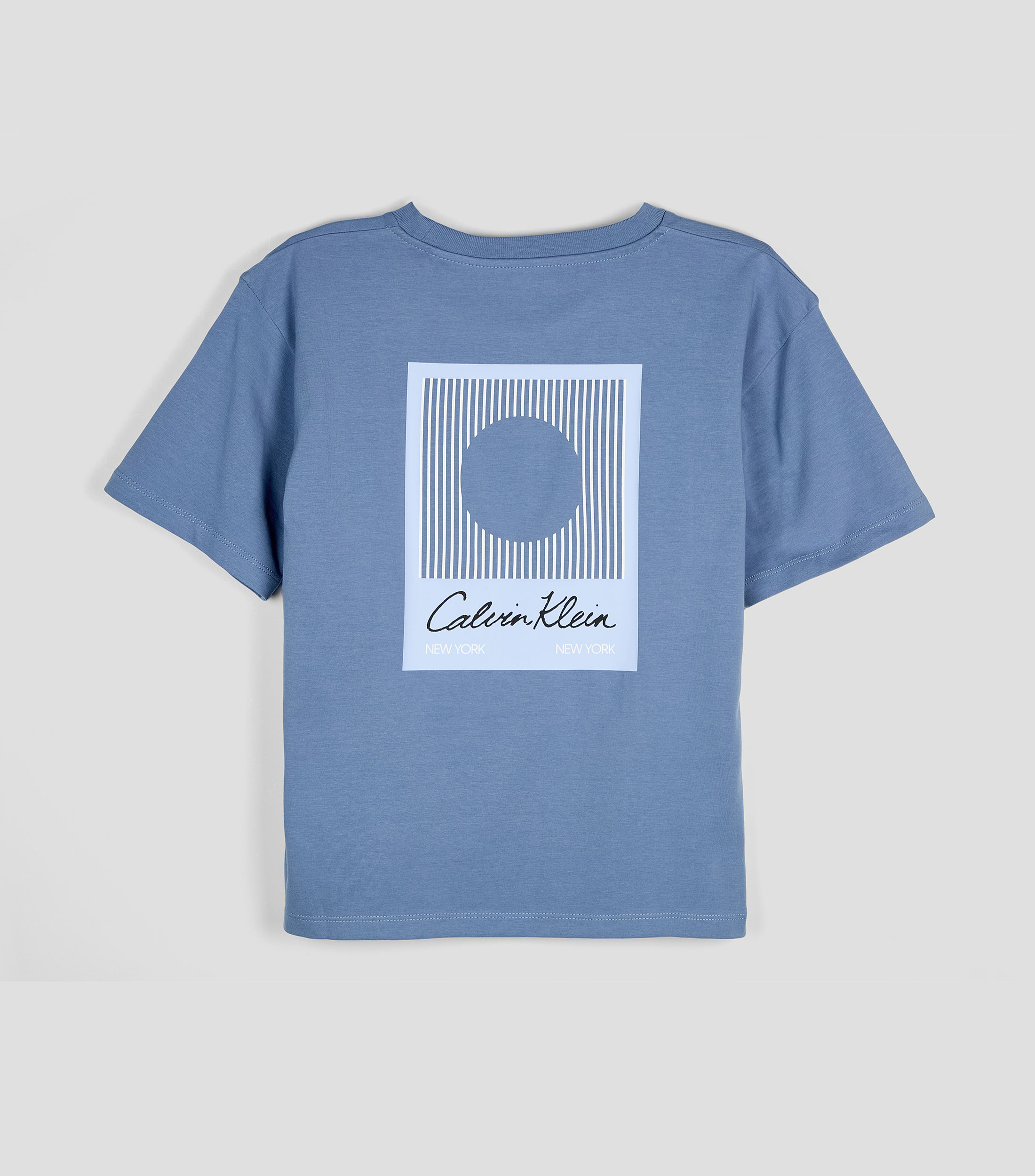Playera cuello redondo manga corta estampada Niño