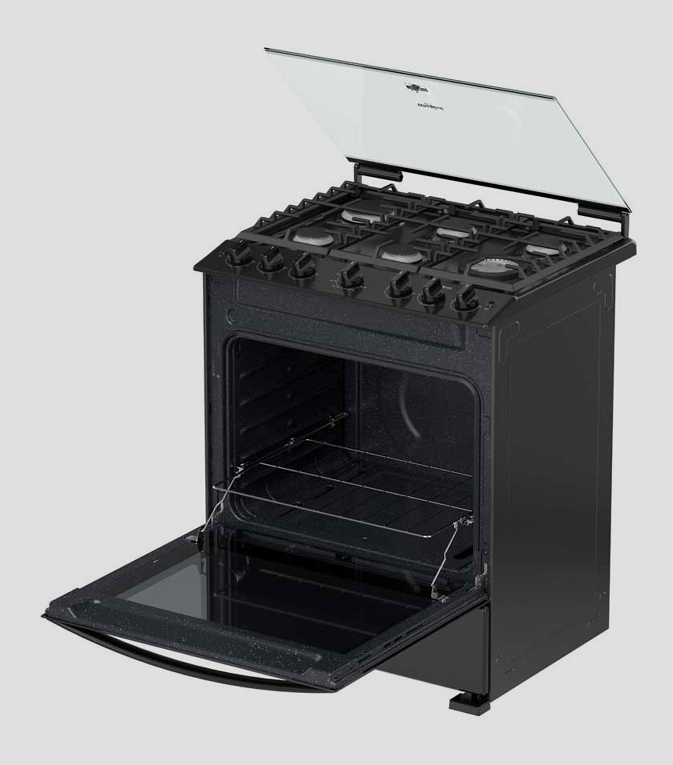 Estufa de piso WFR7000B de Gas LP 30" negro