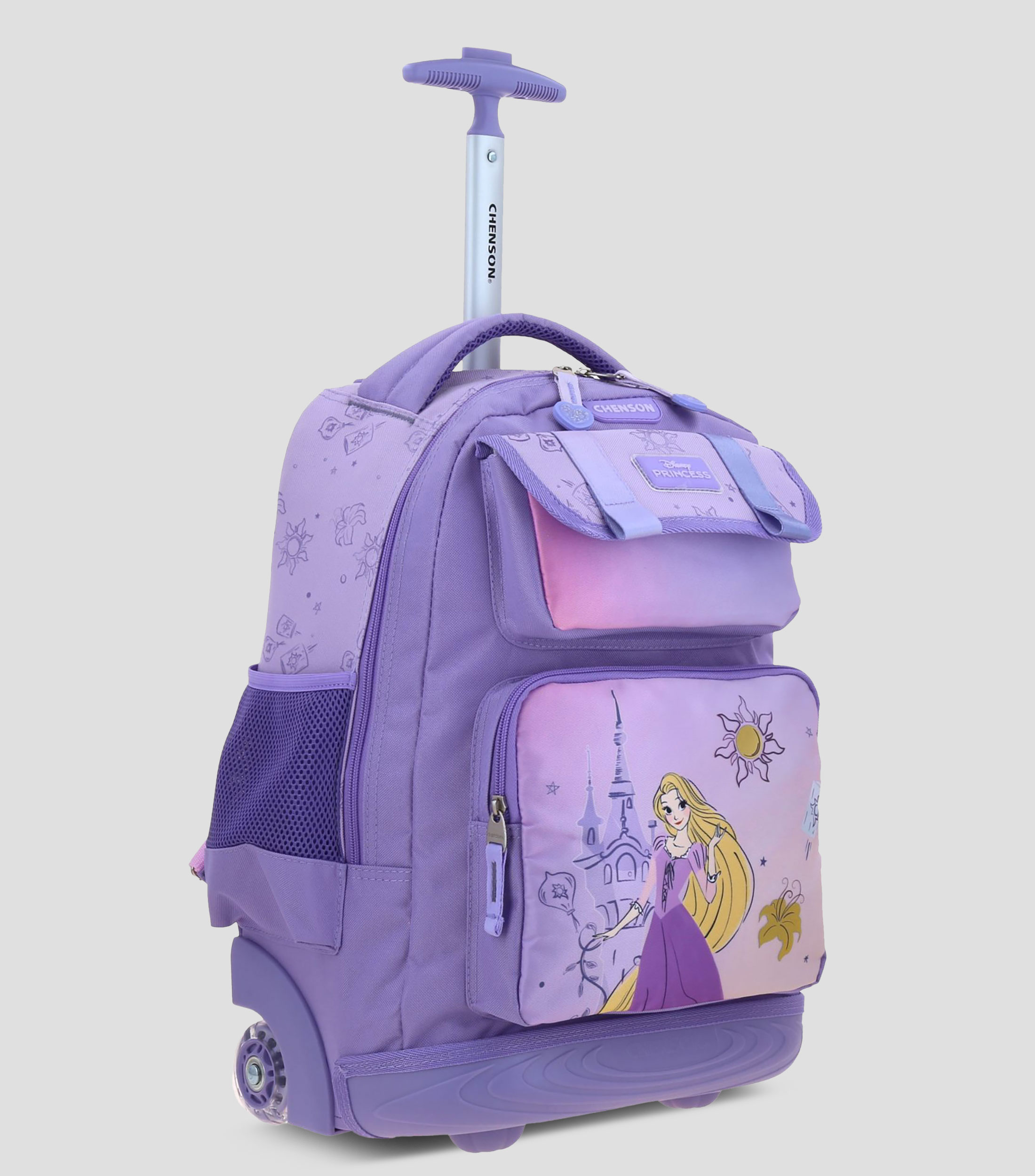 Mochila Escolar con ruedas Princesas RAPS Niña