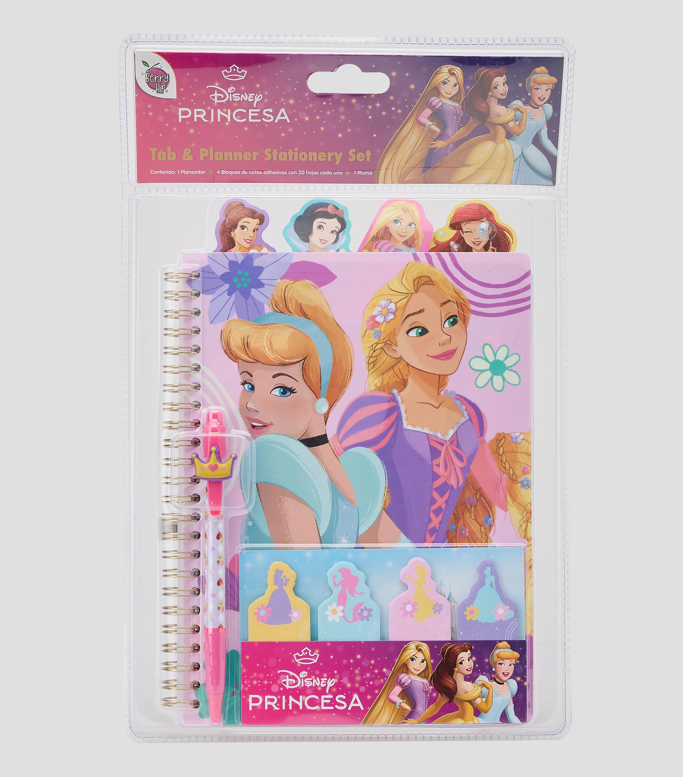 Diario trimestral con accesorios Princesas
