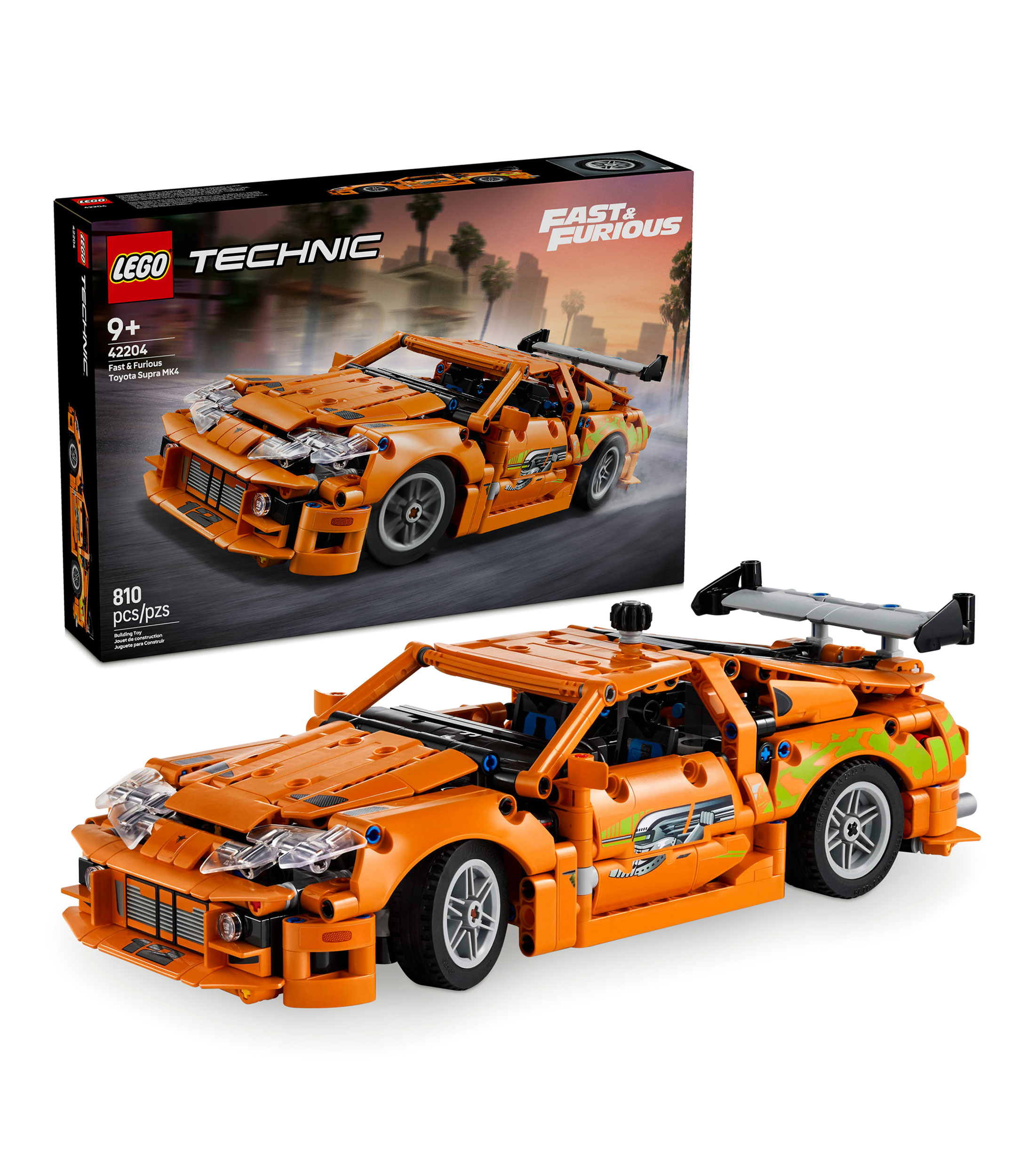 Lego Technic Fast and Furious Toyota Supra MK4 42204