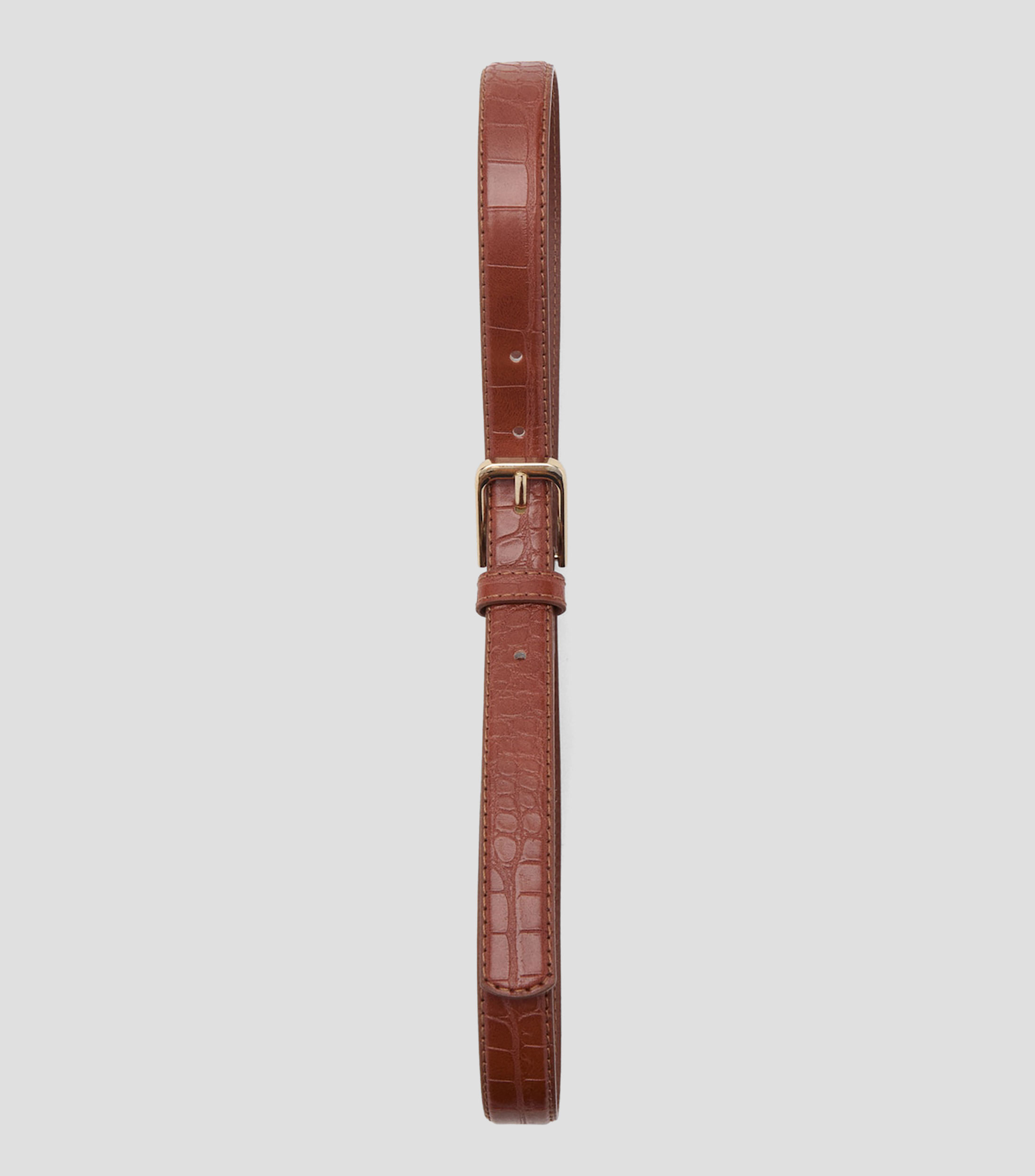 Cinturón con animal skin Mujer