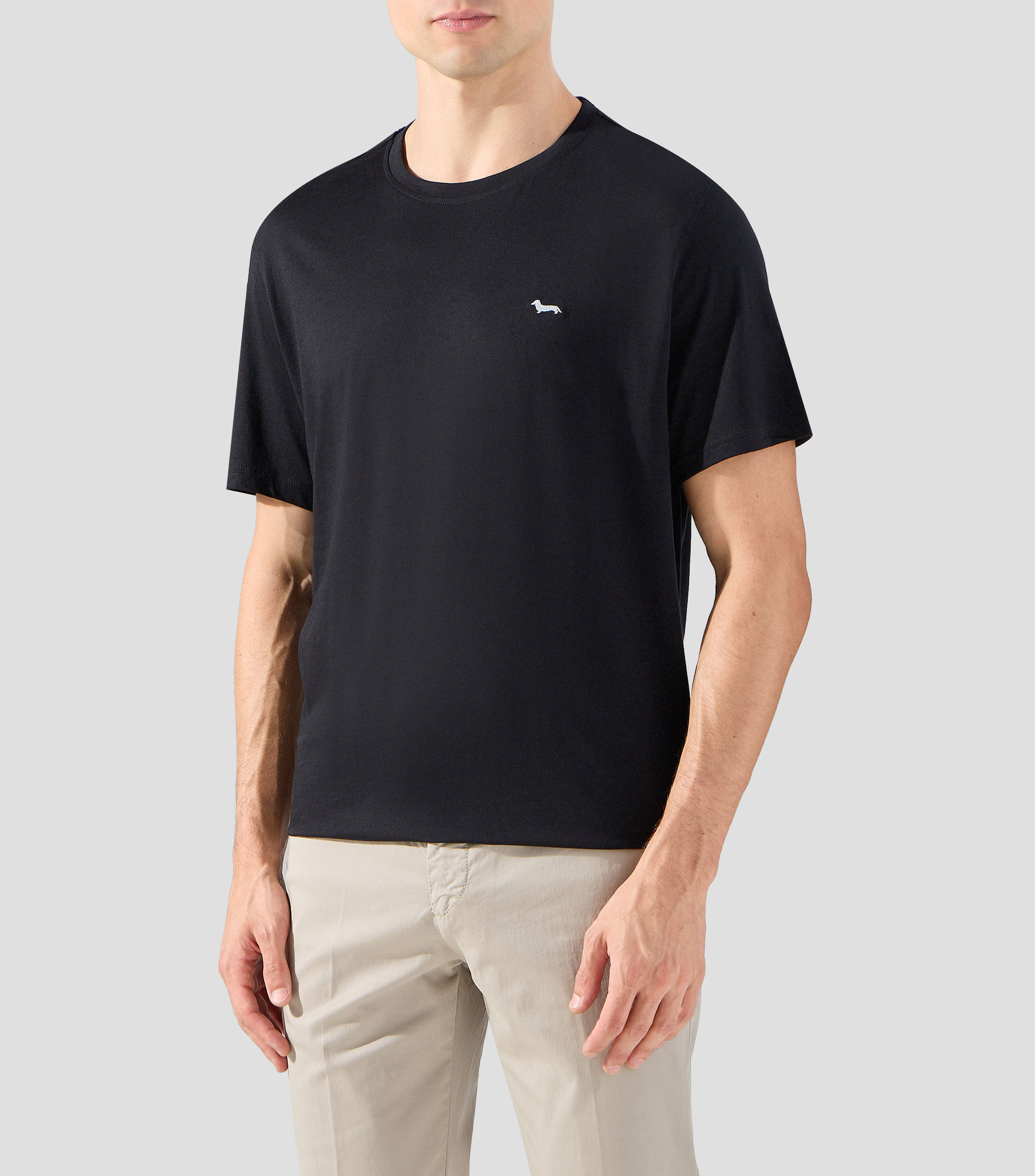 Playera cuello redondo manga corta liso Hombre