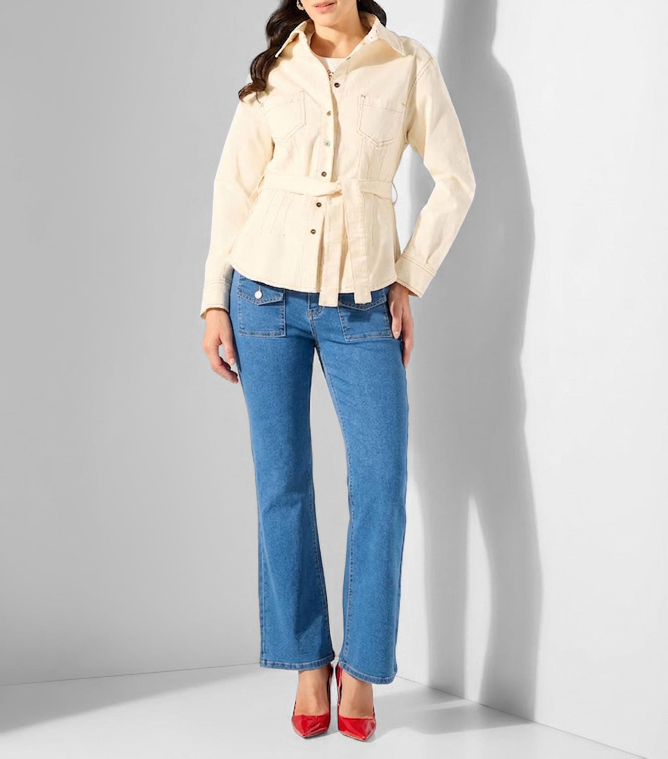Jeans recto Mujer
