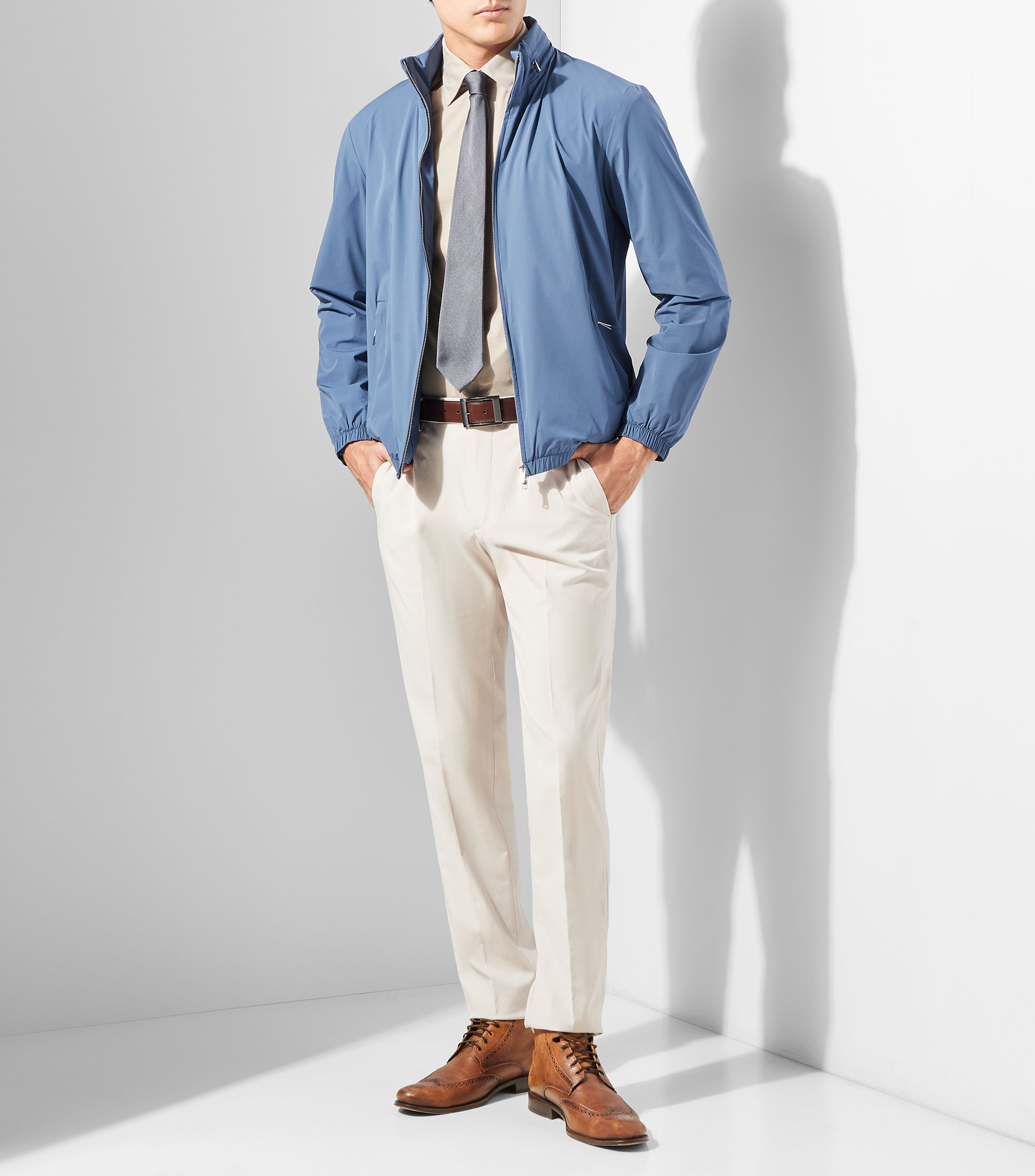 Camisa microdiseño manga larga Hombre