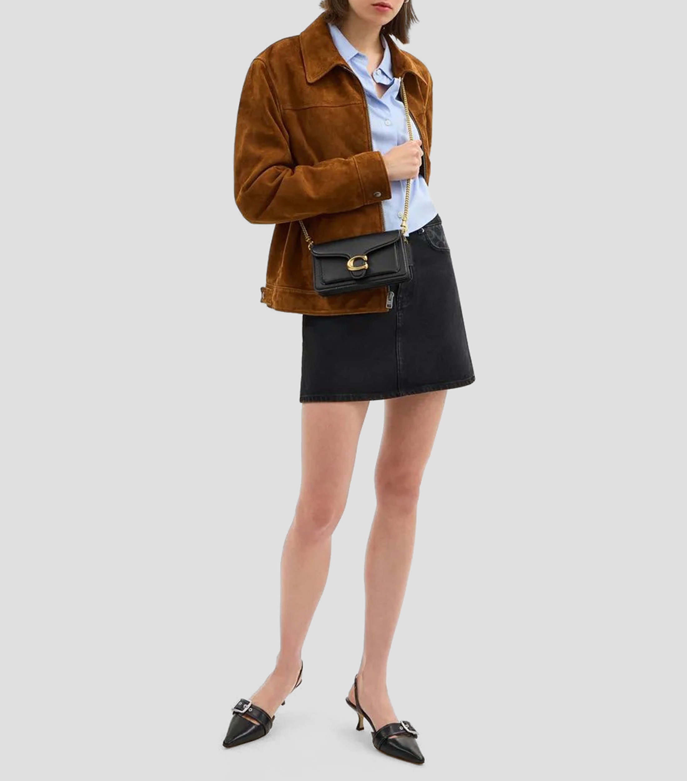 Bolsa Crossbody en piel Mujer