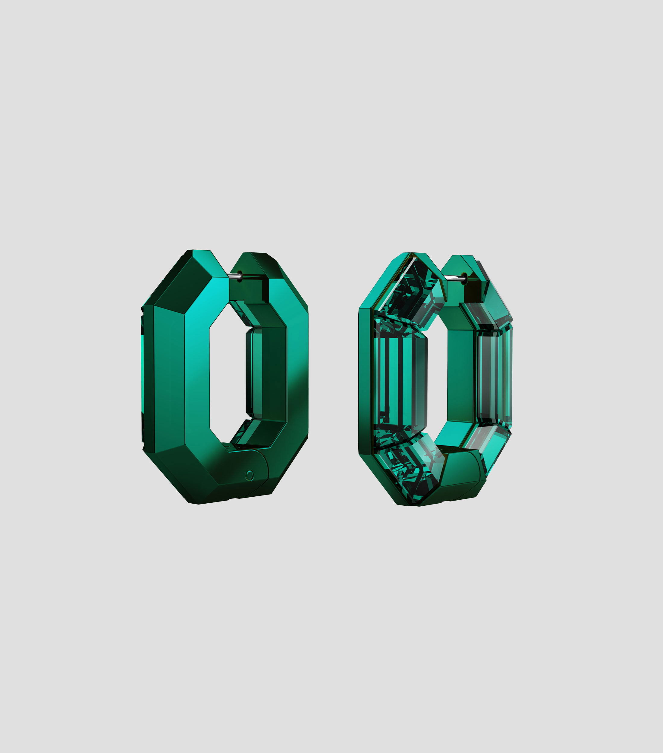 Pendientes Lucent con Cristales Unisex