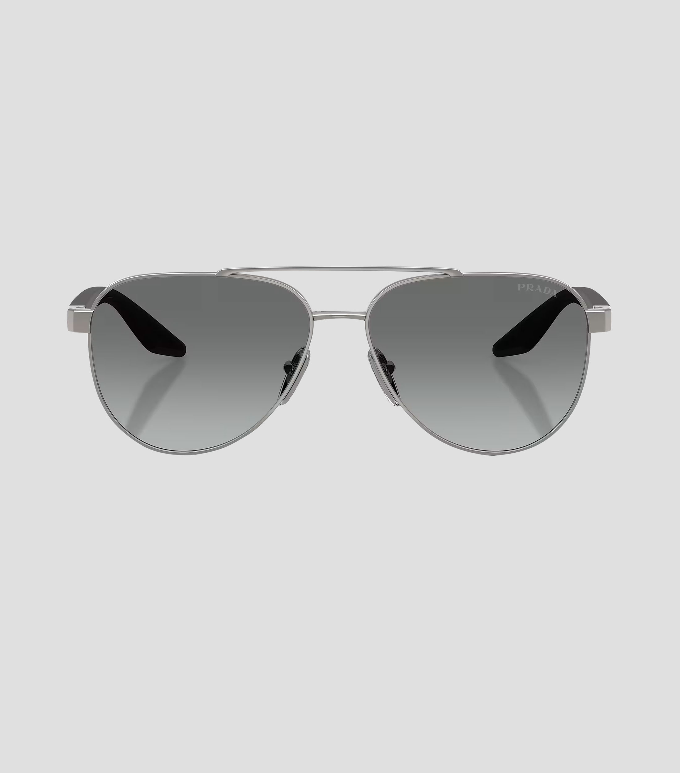 Lentes de sol aviador Linea Rossa gris plomo Unisex