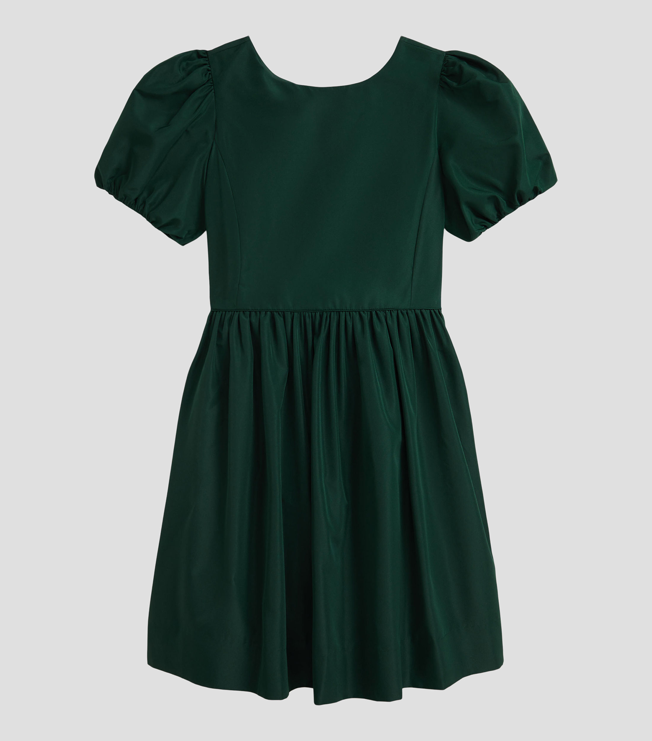 Vestido de manga corta abullonada Niña