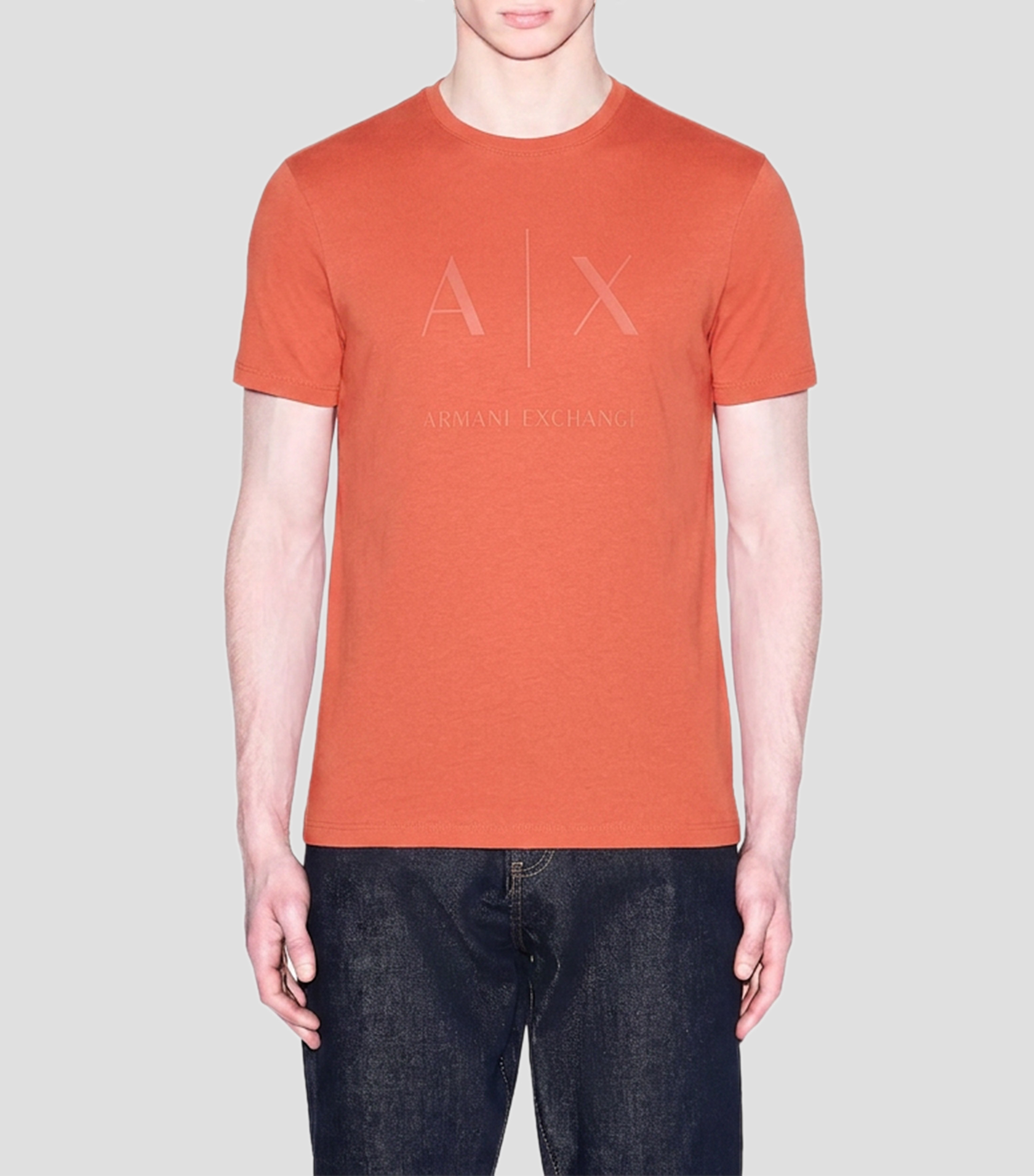 Playera cuello redondo manga corta lisa Hombre