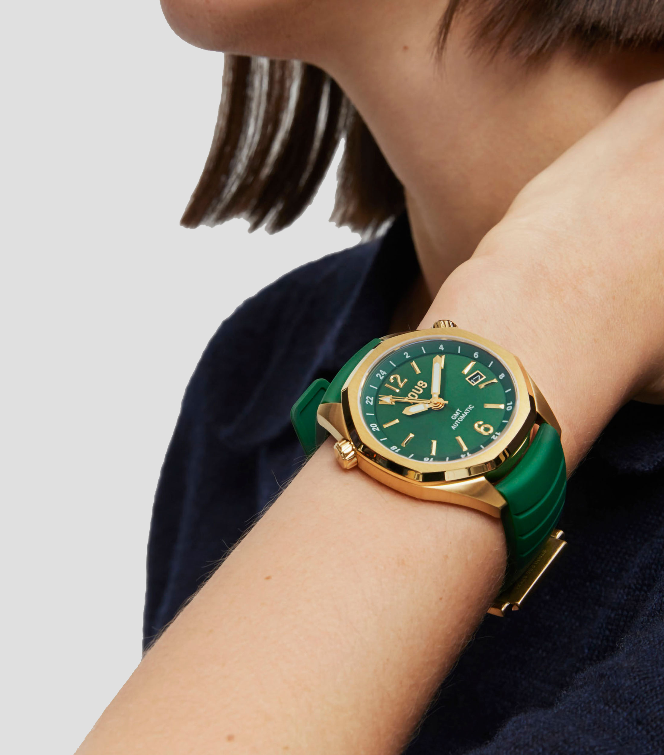 Reloj para Mujer Casual Now dorado, verde