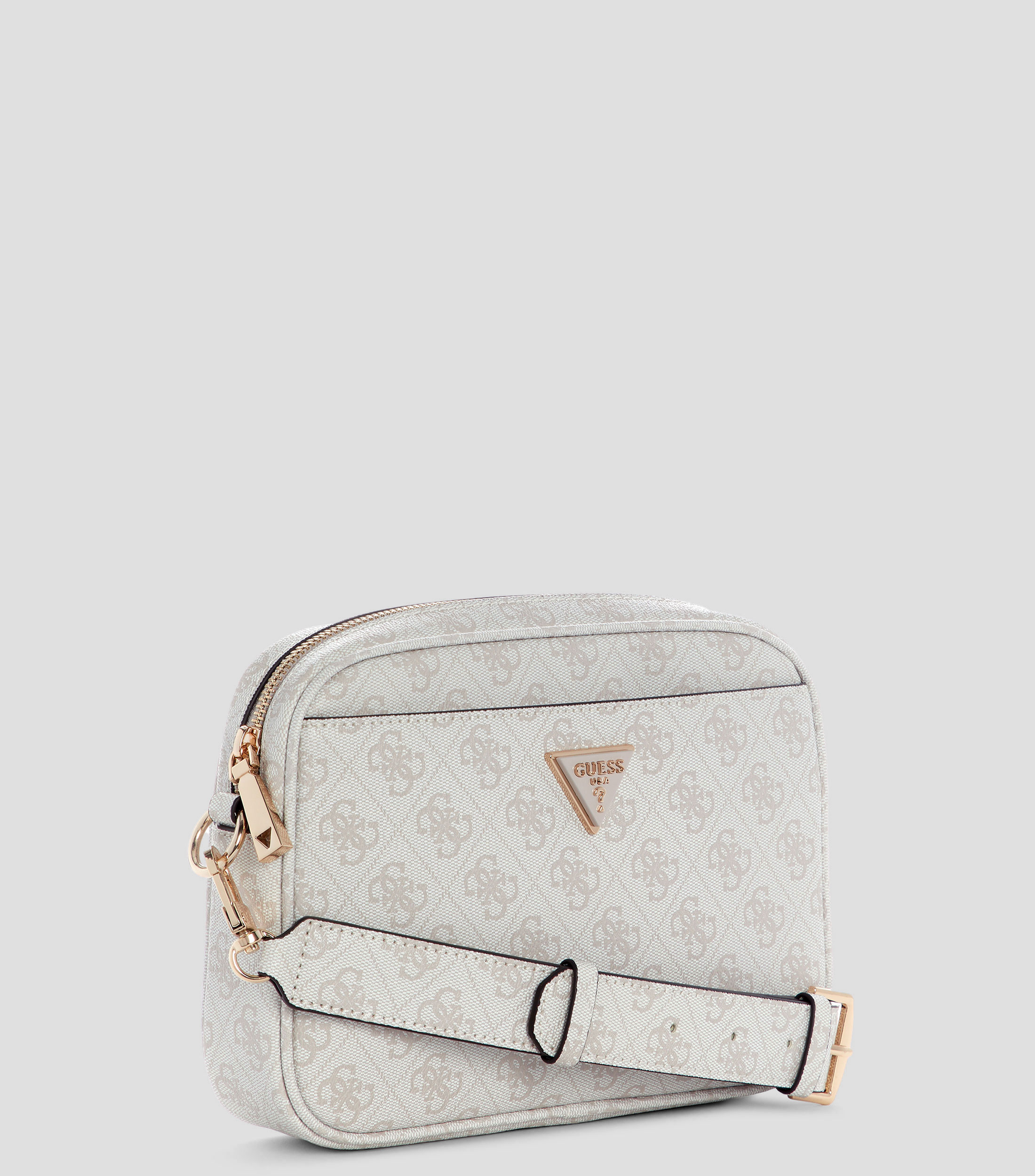 Bolsa crossbody blanco Meridian II estampada Mujer
