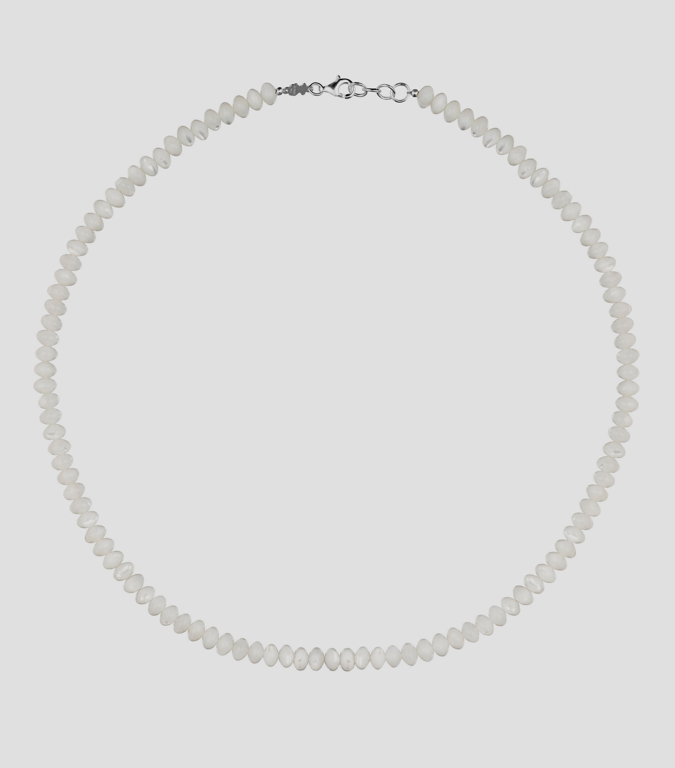 Collar en plata y nácar Basic Colors Mujer