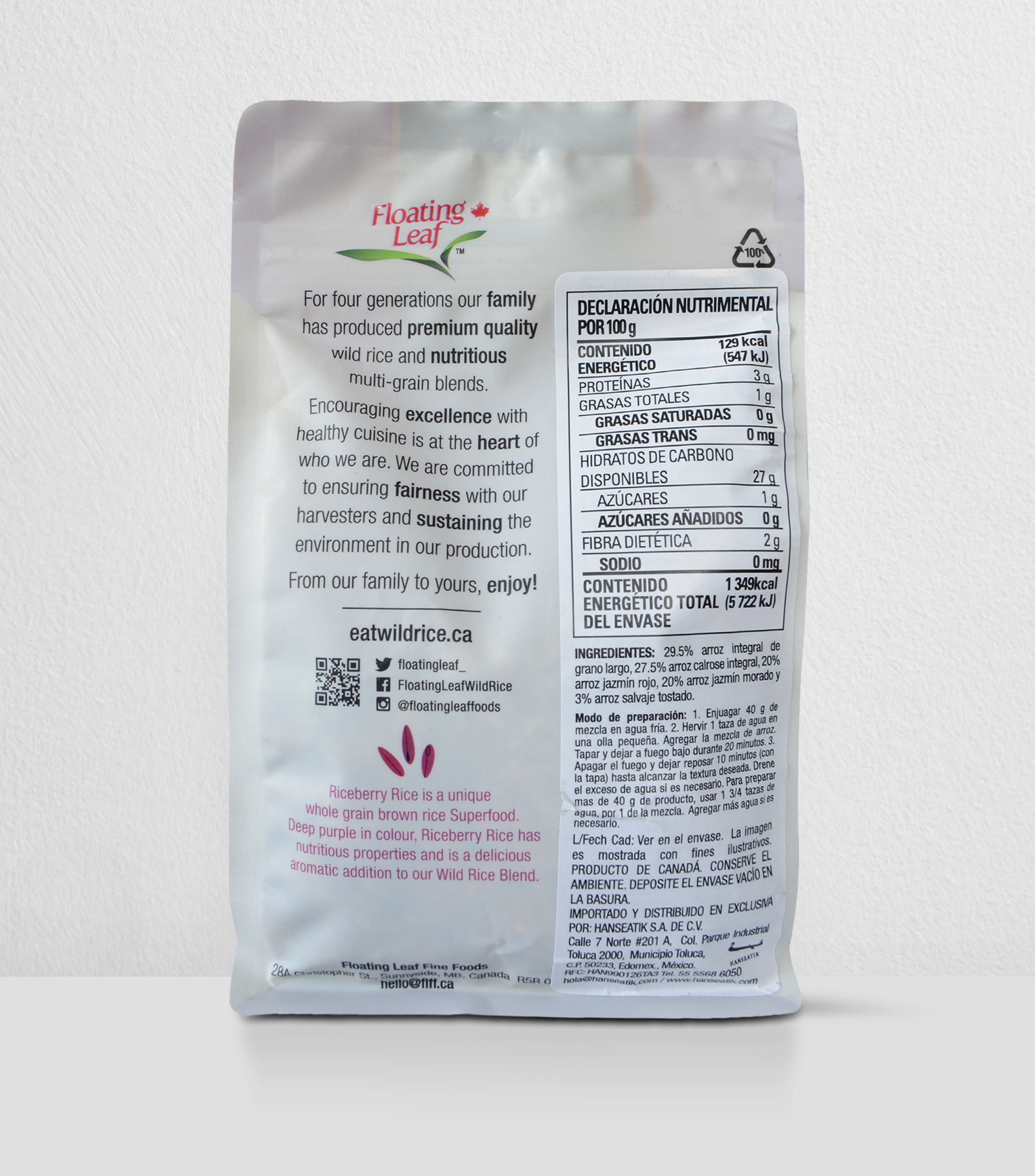 Mezcla de cereales y arroz salvaje, 400 g