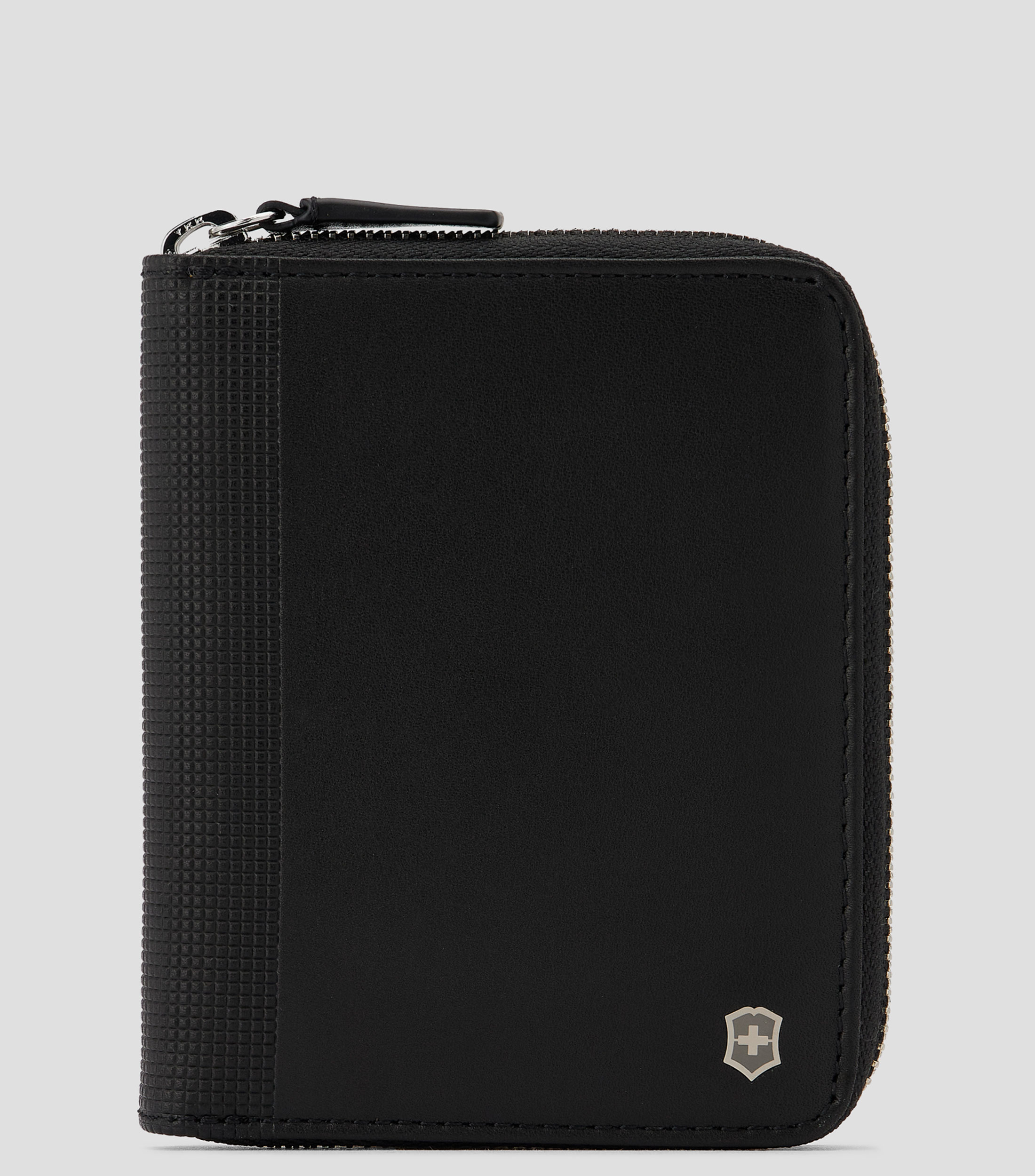 Cartera bifold negra en piel Altius Alox Hombre