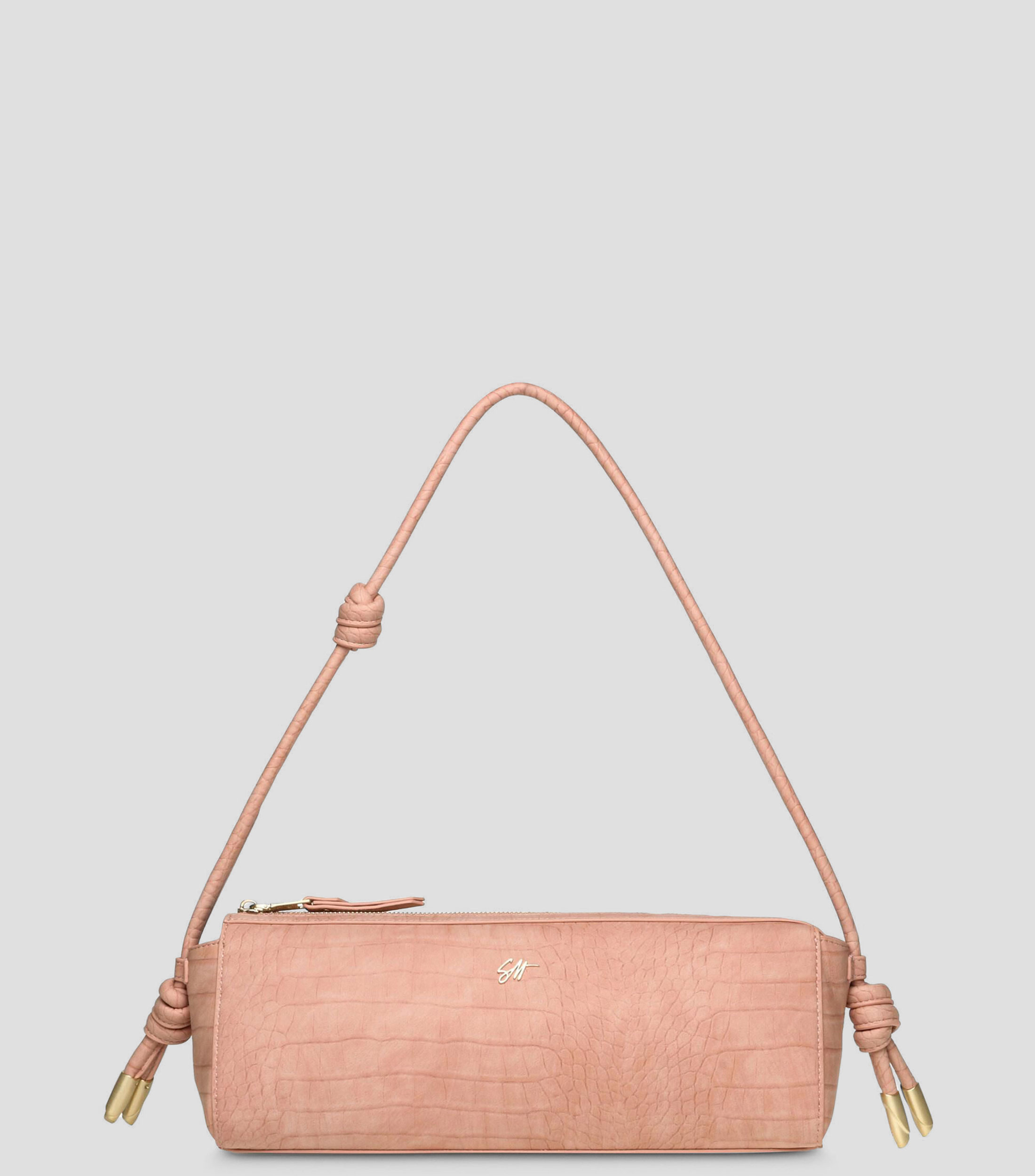 Bolsa shoulder rosa Btorresc con animal skin Mujer