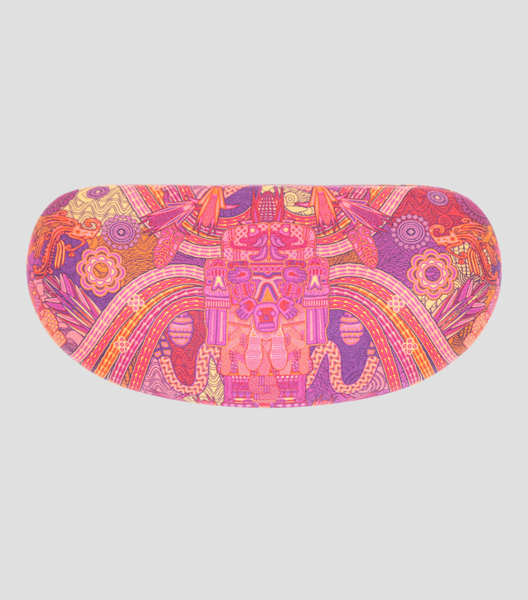 Estuche para Lentes Coatlicue Morado, Naranja Mujer