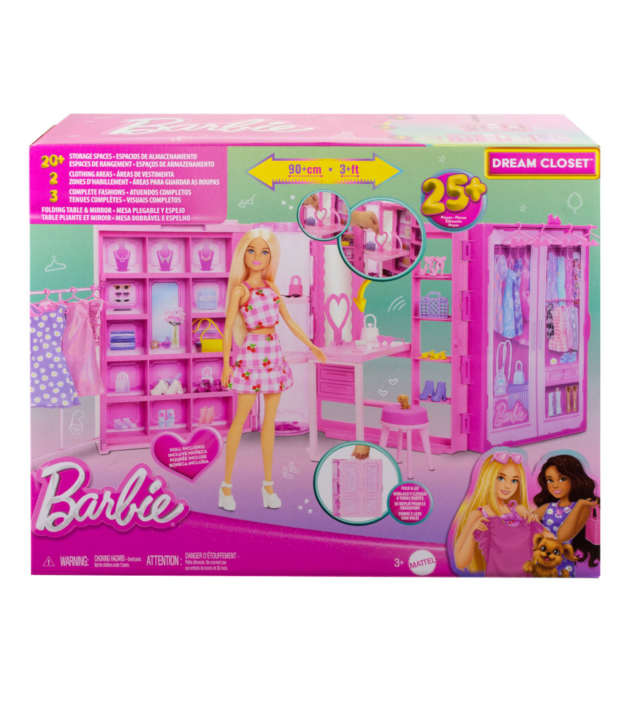 BARBIE CLOSET DE LOS SUENOS MUNECA