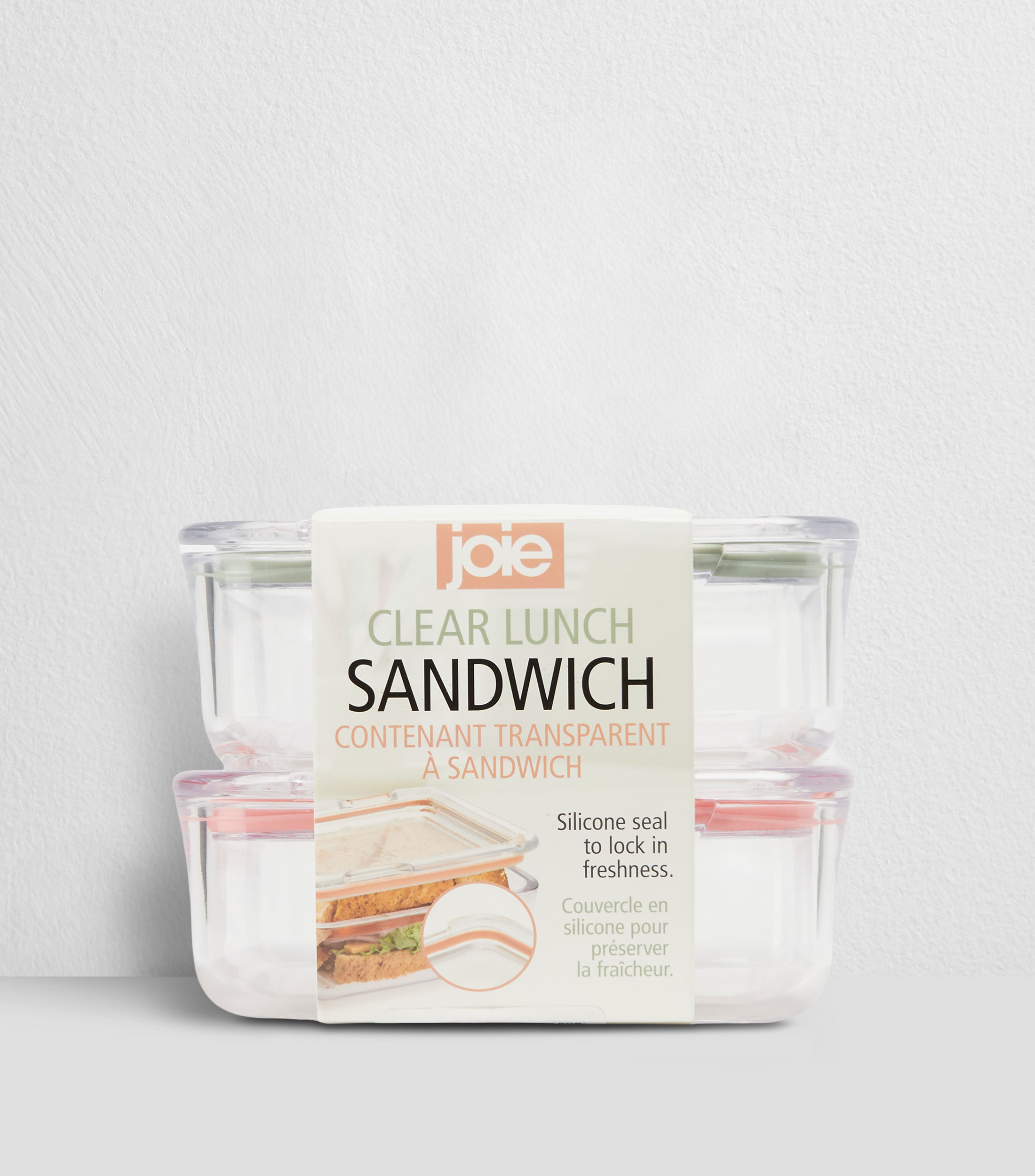Set 2 contenedores para Sandwich