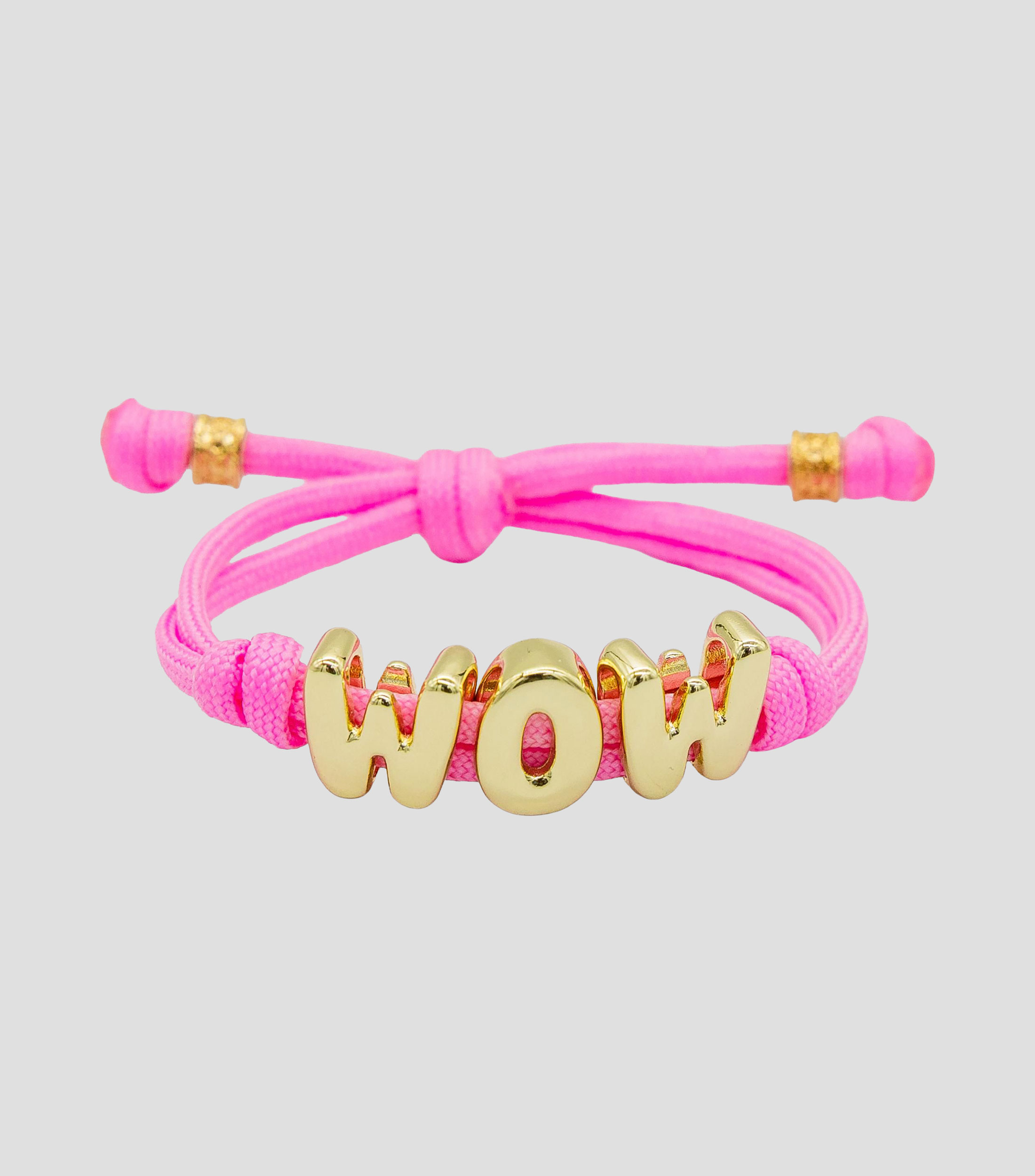 Pulsera con dijes de letras Mujer