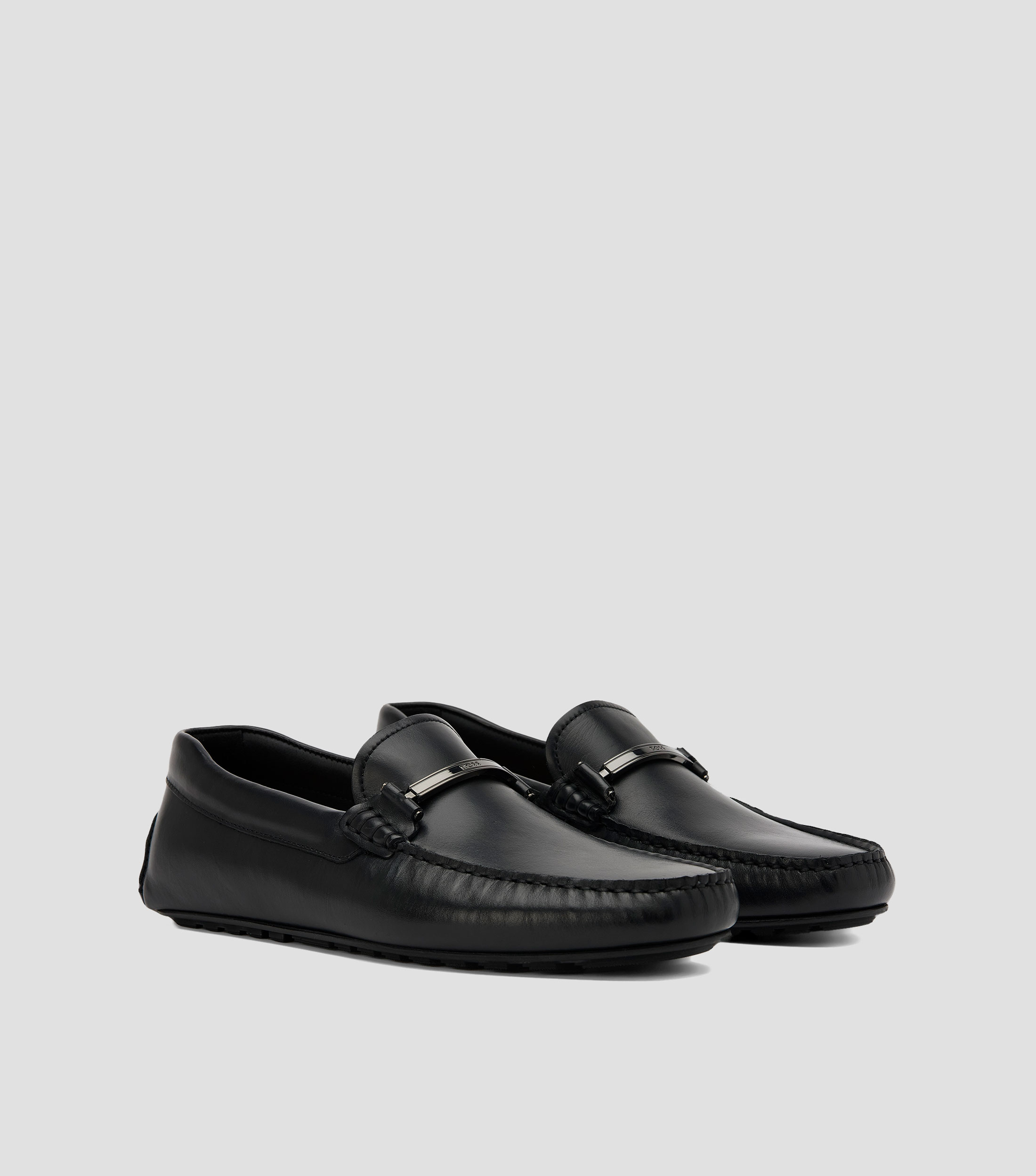 Mocasines de piel con herrajes de la marca Hombre