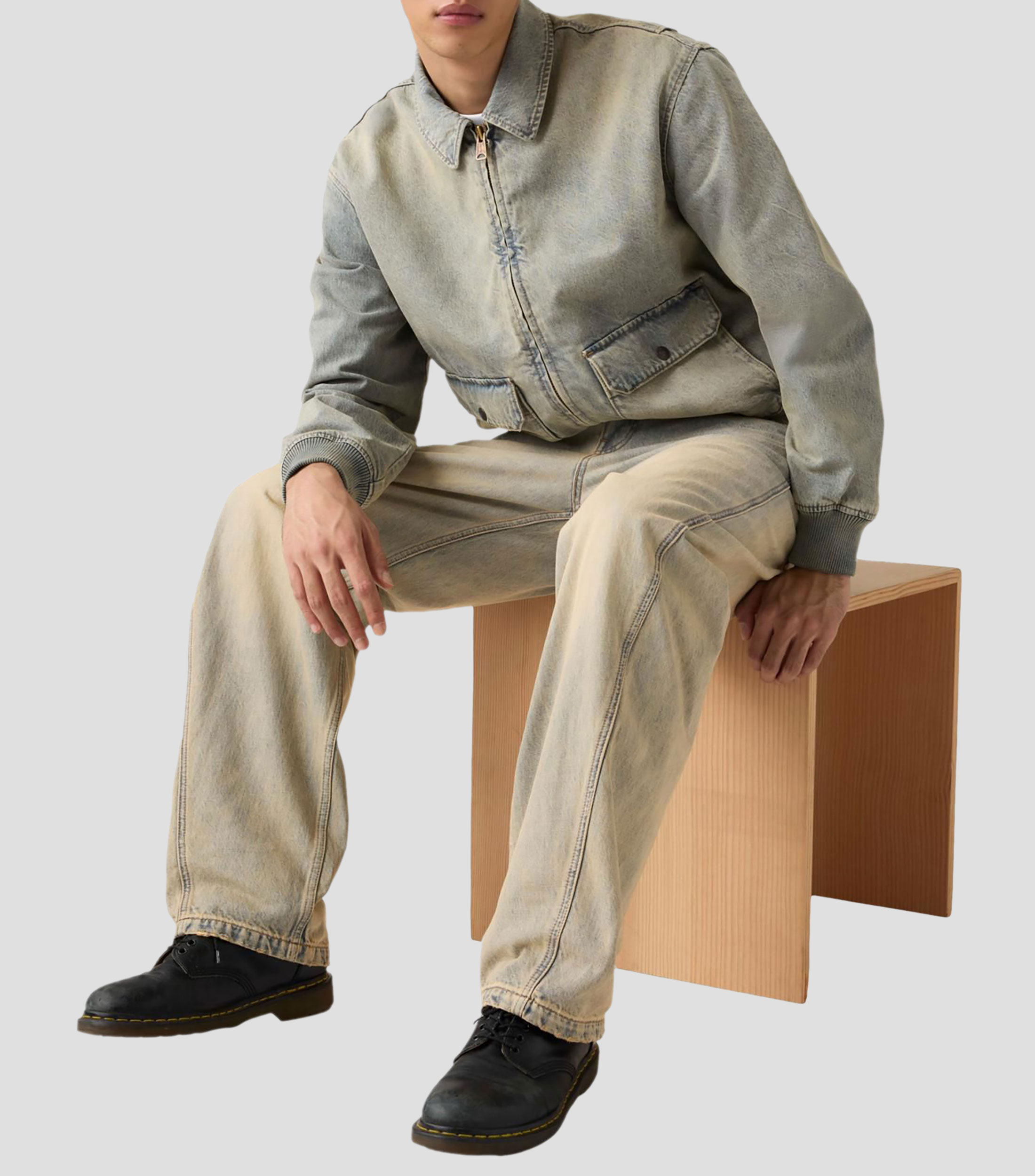 Chamarra de mezclilla Hombre