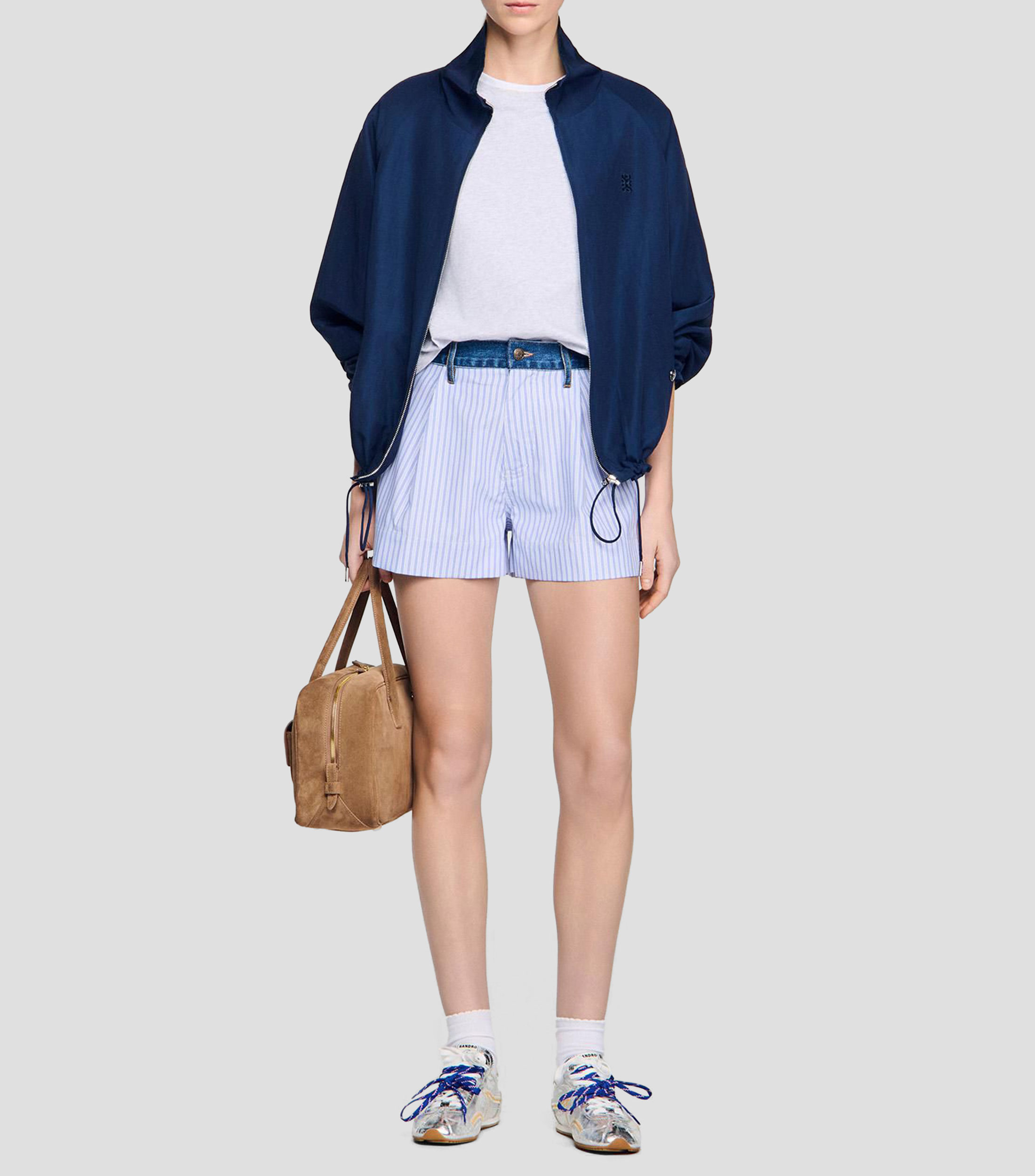 Short con rayas Mujer