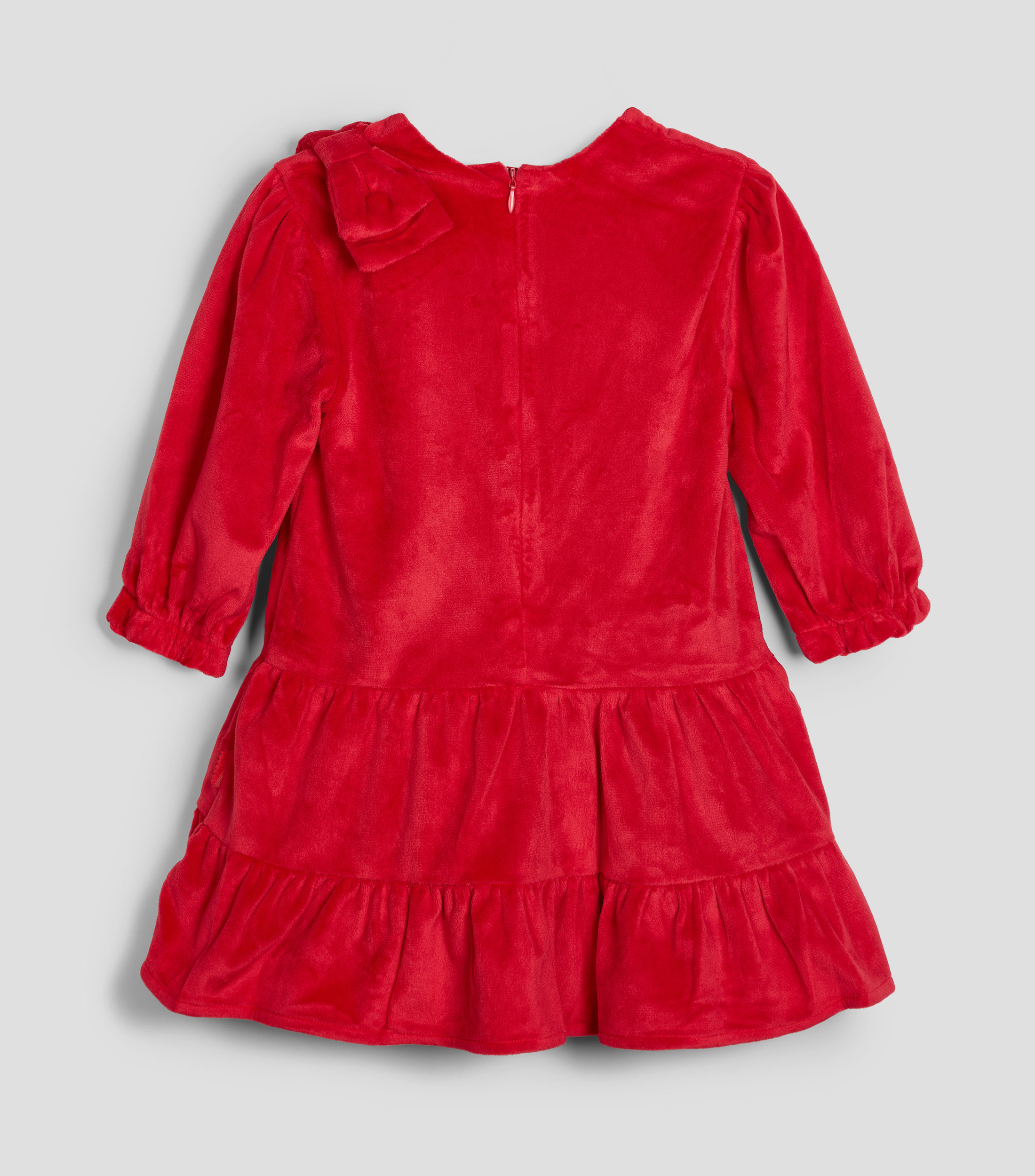 Vestido de manga larga liso Niña